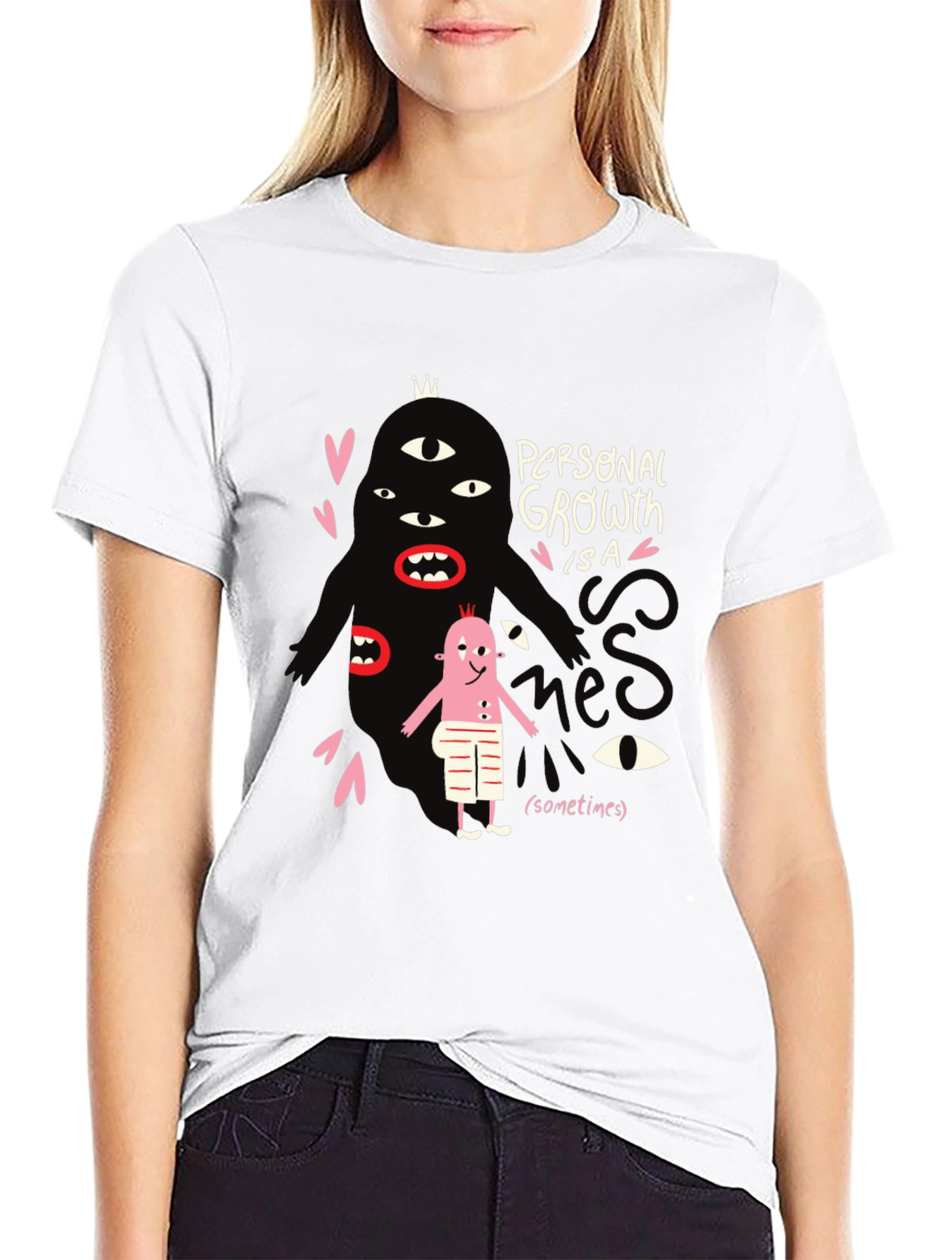 Mens Graphic Tee: Personal Growth Humor
