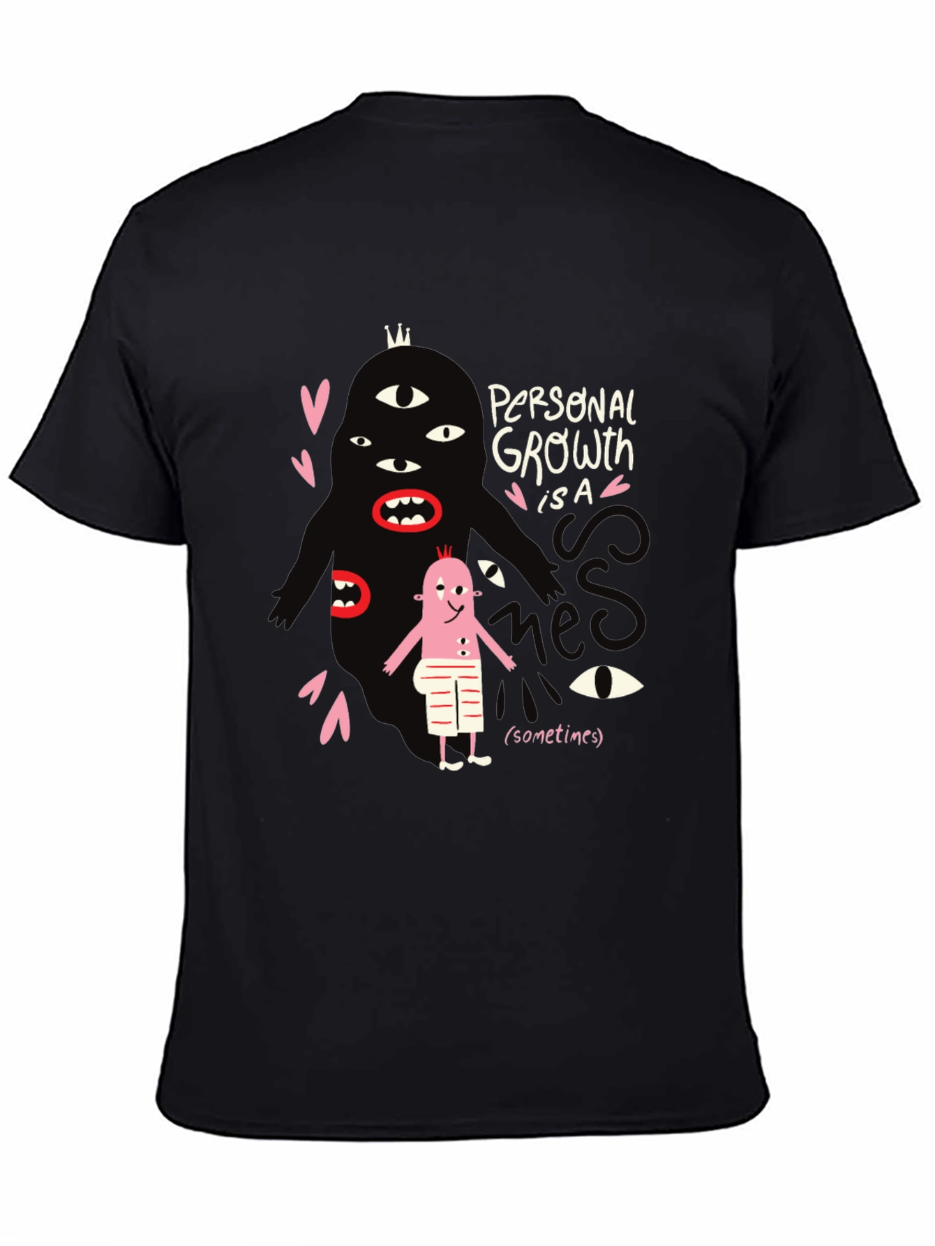 Mens Graphic Tee: Personal Growth Humor