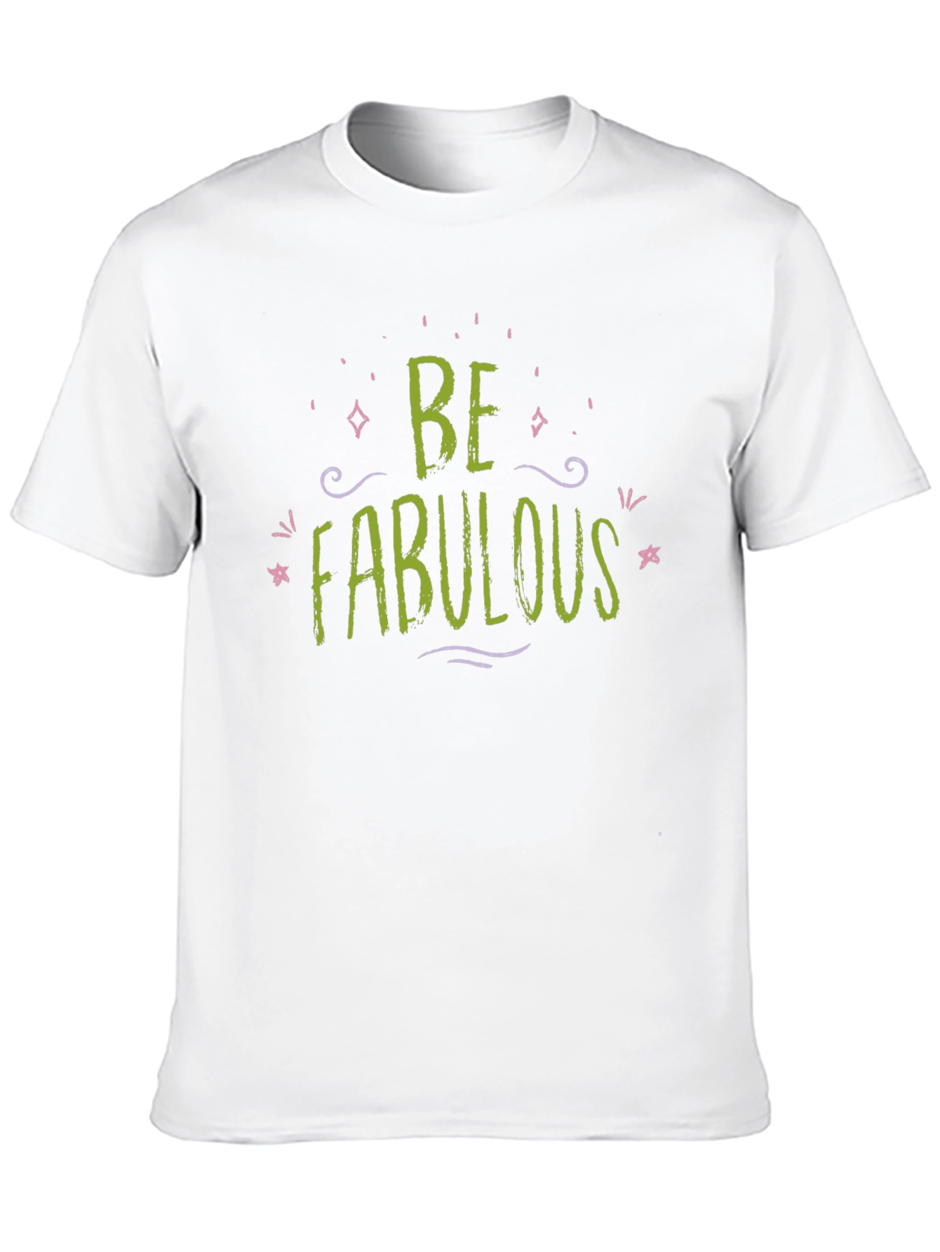 Be Fabulous Graphic Black T-Shirt