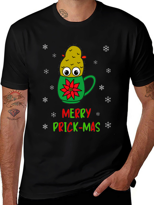 Merry Prick-Mas Cactus Graphic Tee