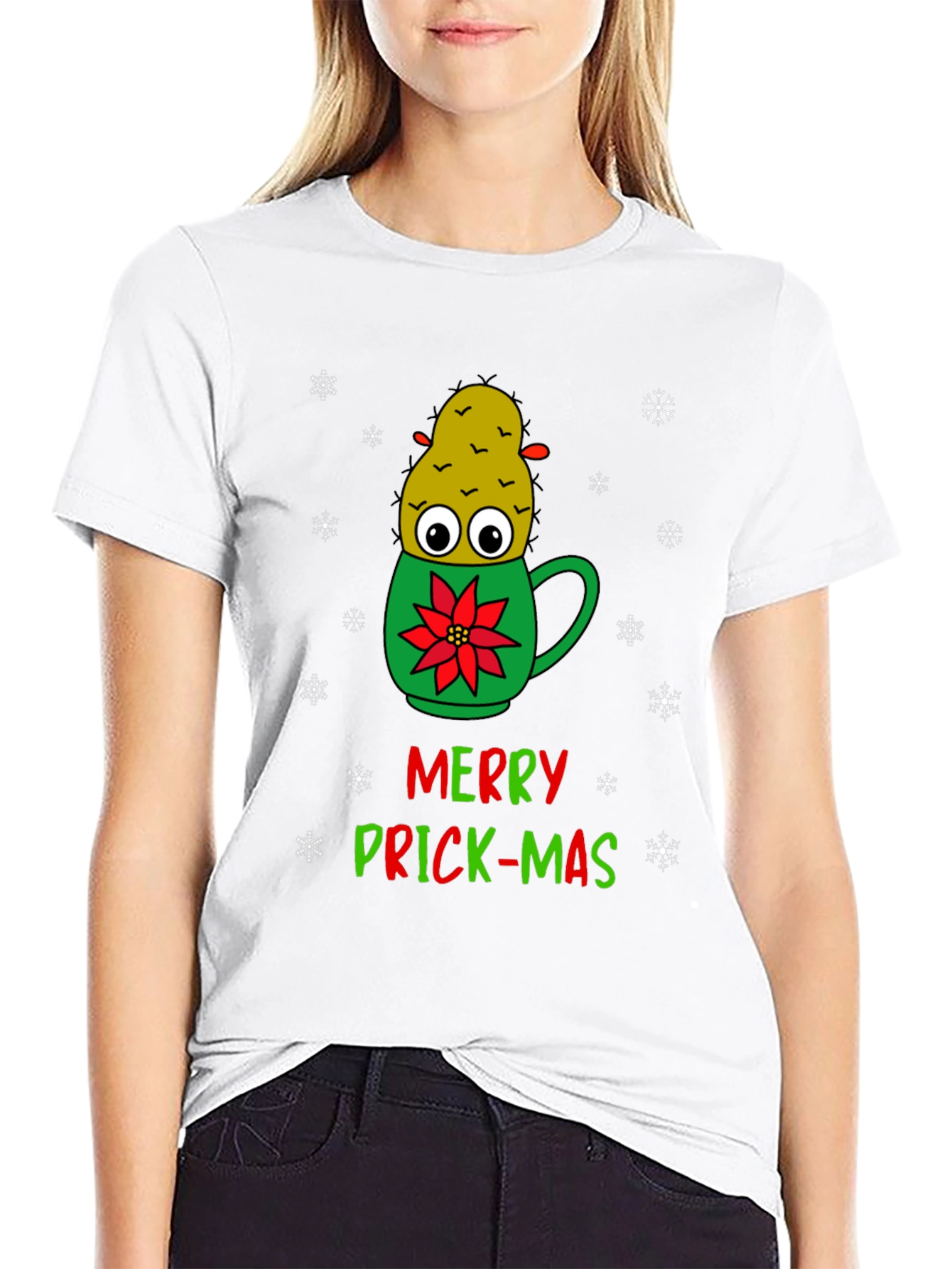 Merry Prick-Mas Cactus Graphic Tee