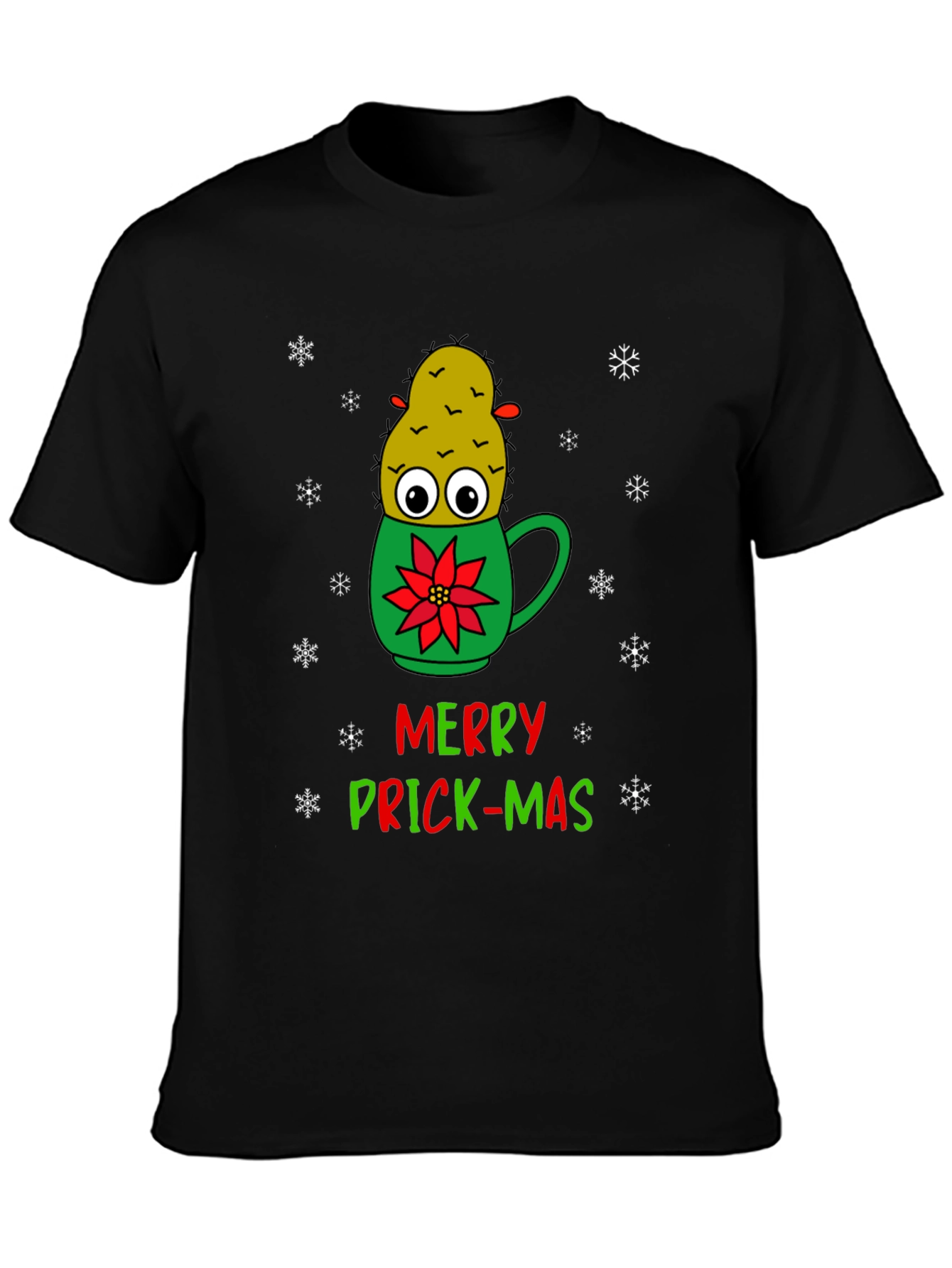 Merry Prick-Mas Cactus Graphic Tee