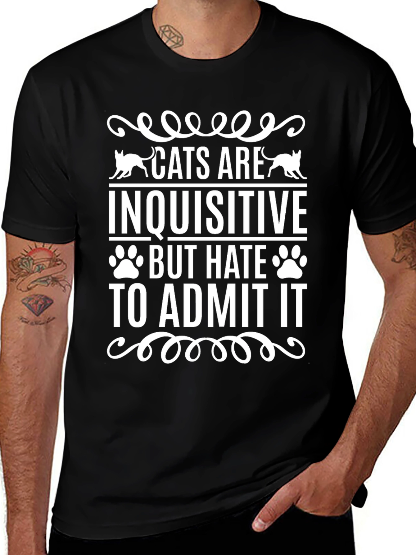 Cats Are Inquisitive T-Shirt