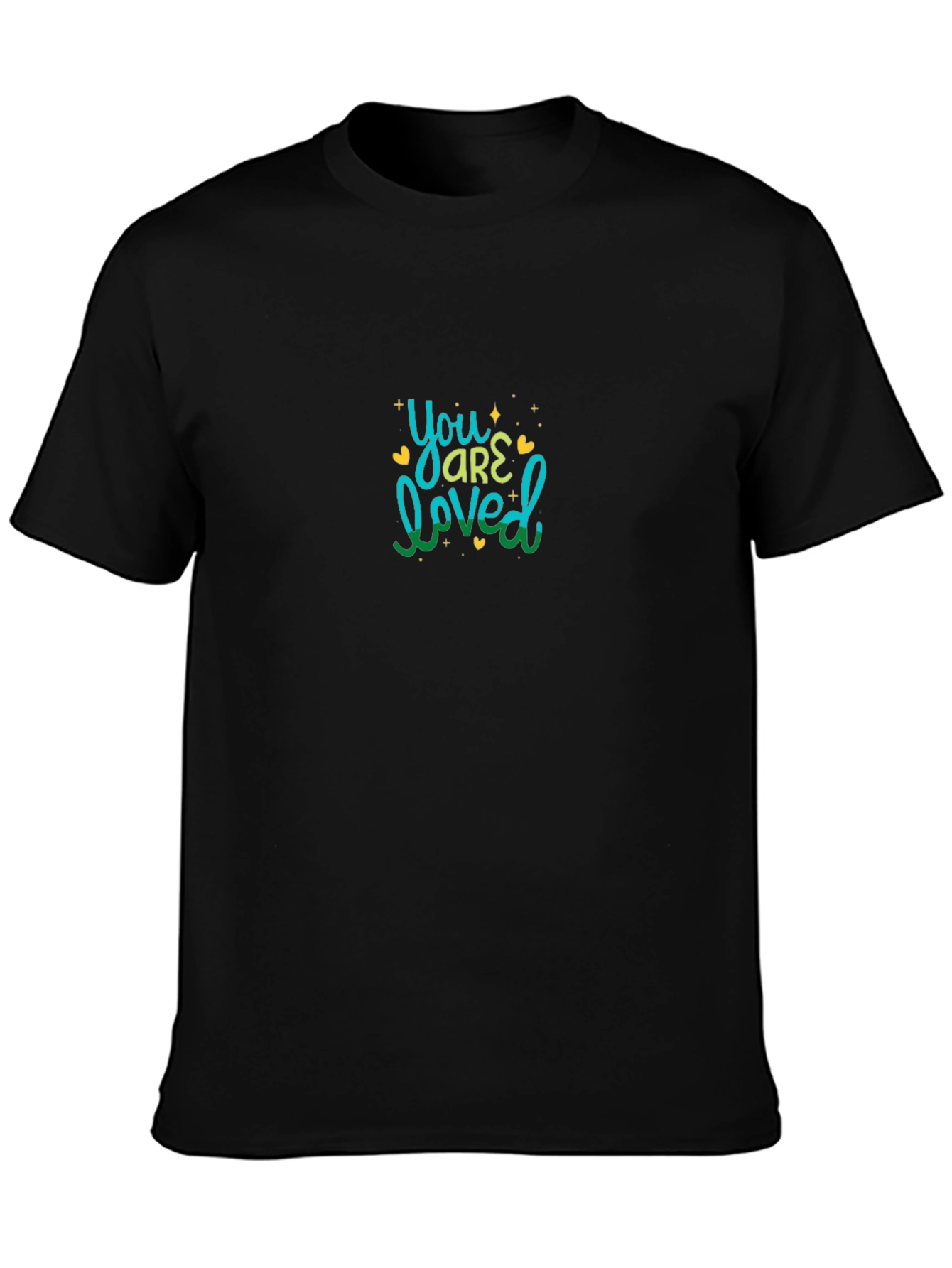 You Are Loved T-Shirt - Black Graphic Tee