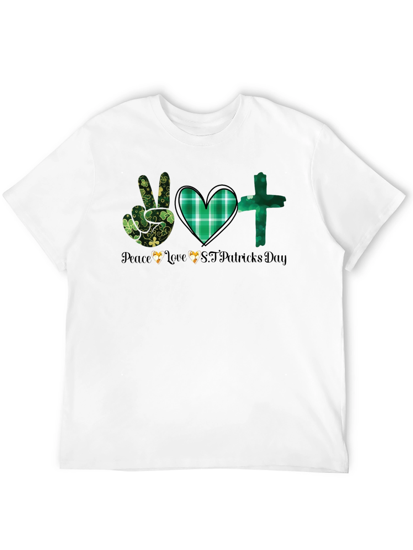 St. Patricks Day Graphic Tee - Peace Love Luck