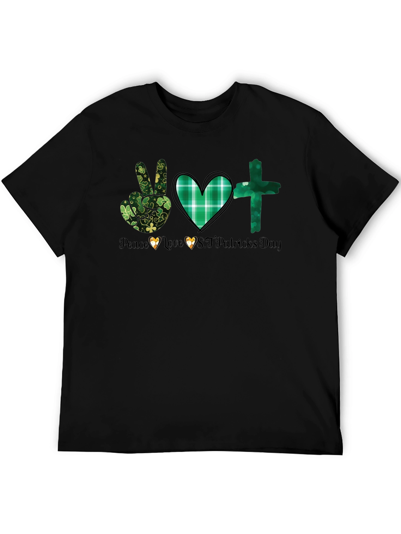 St. Patricks Day Graphic Tee - Peace Love Luck