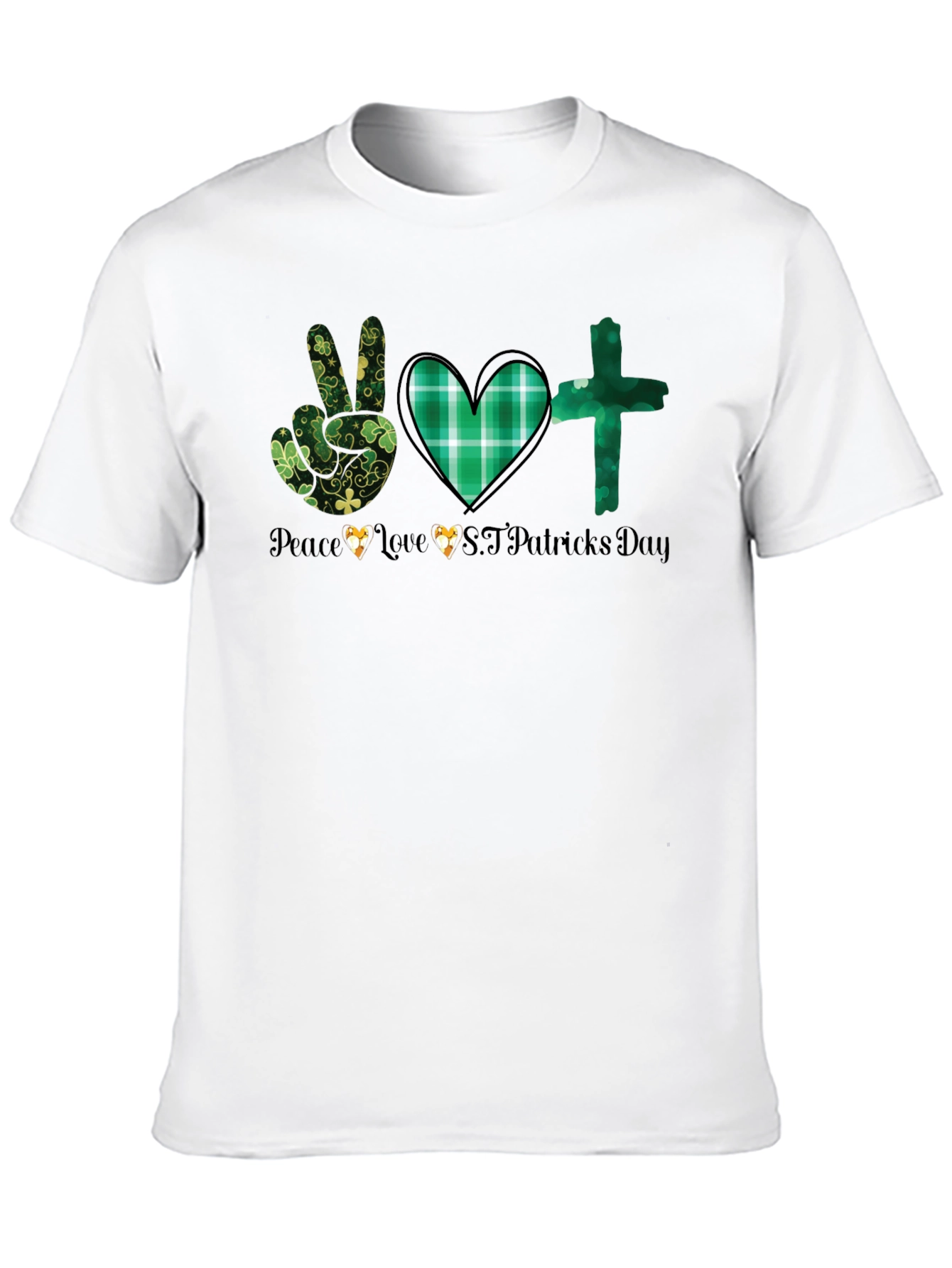 St. Patricks Day Graphic Tee - Peace Love Luck