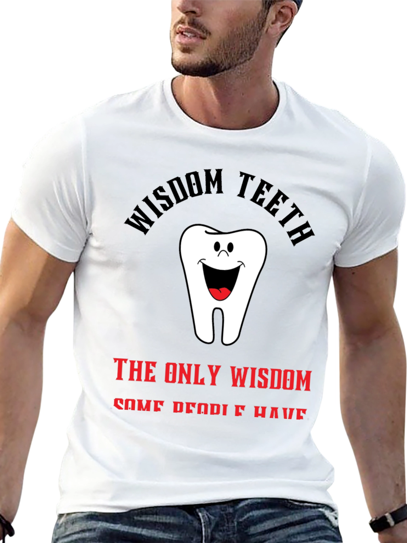 Wisdom Teeth Graphic T-Shirt - Unique Dental Humor
