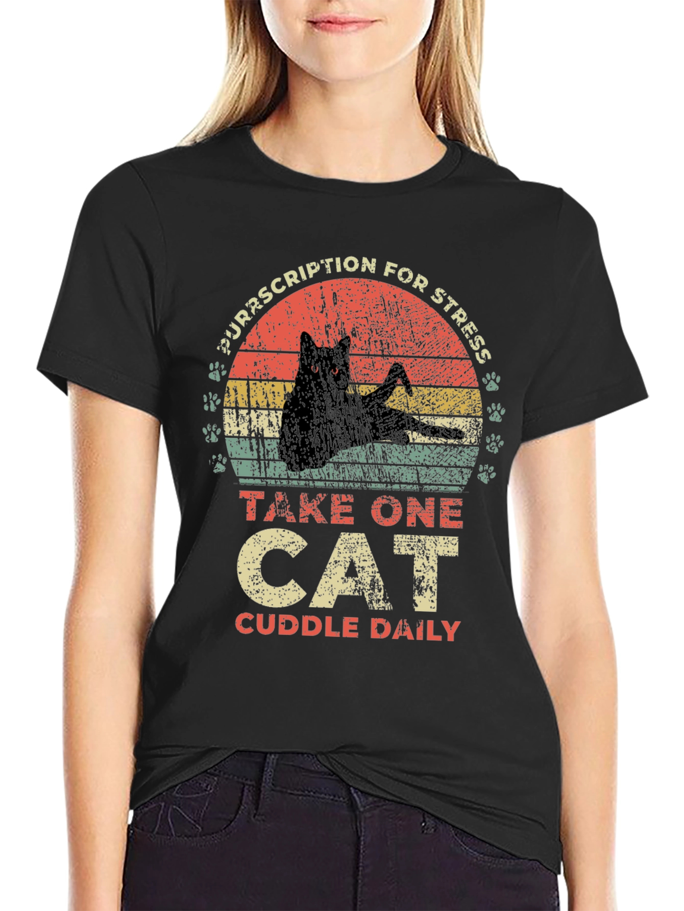 Purrscription for Stress Cat T-Shirt