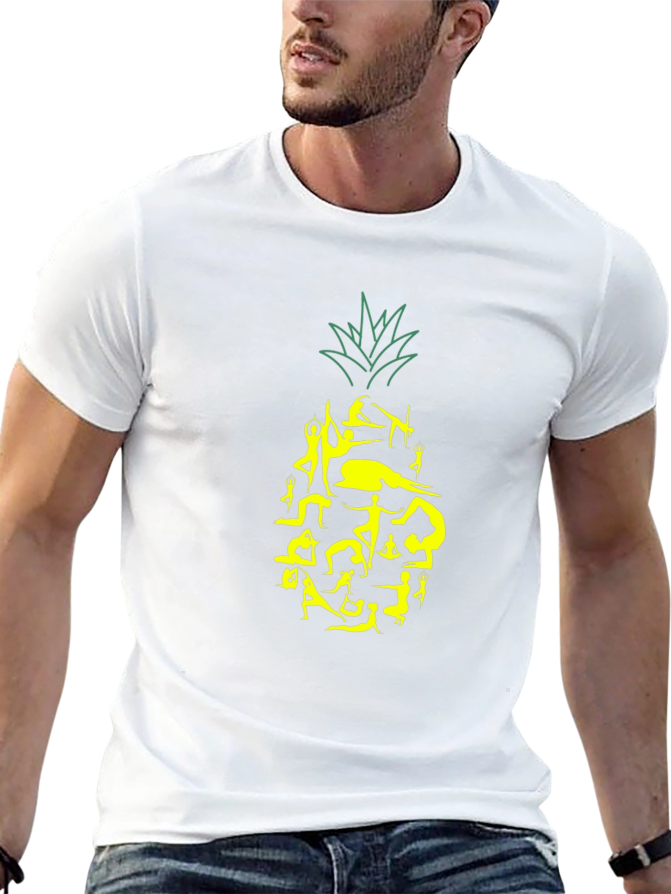 Yoga Pineapple Graphic Tee