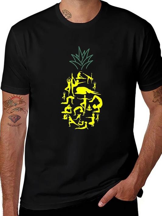 Yoga Pineapple Graphic Tee