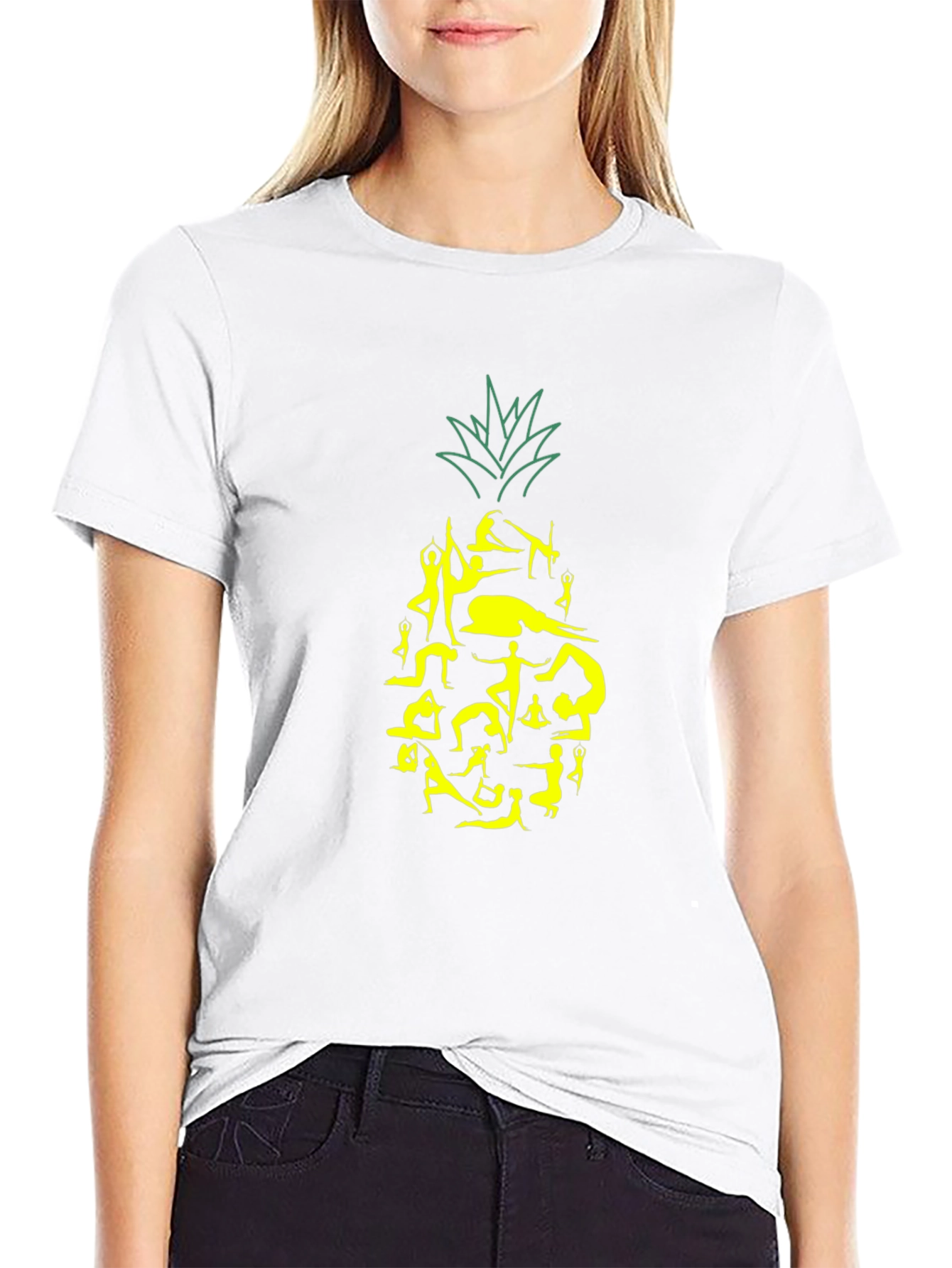 Yoga Pineapple Graphic Tee