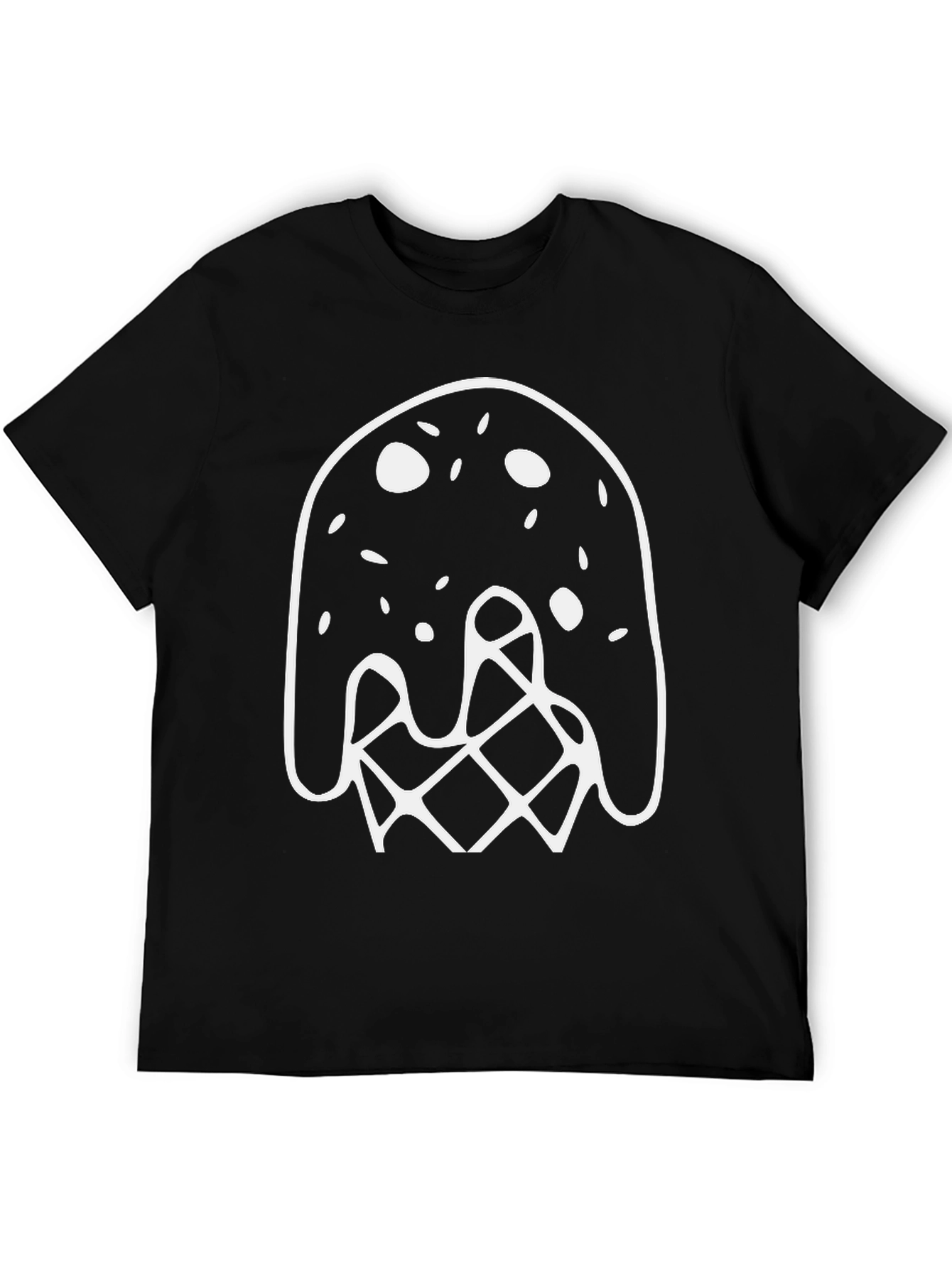 Modern Art Black T-Shirt