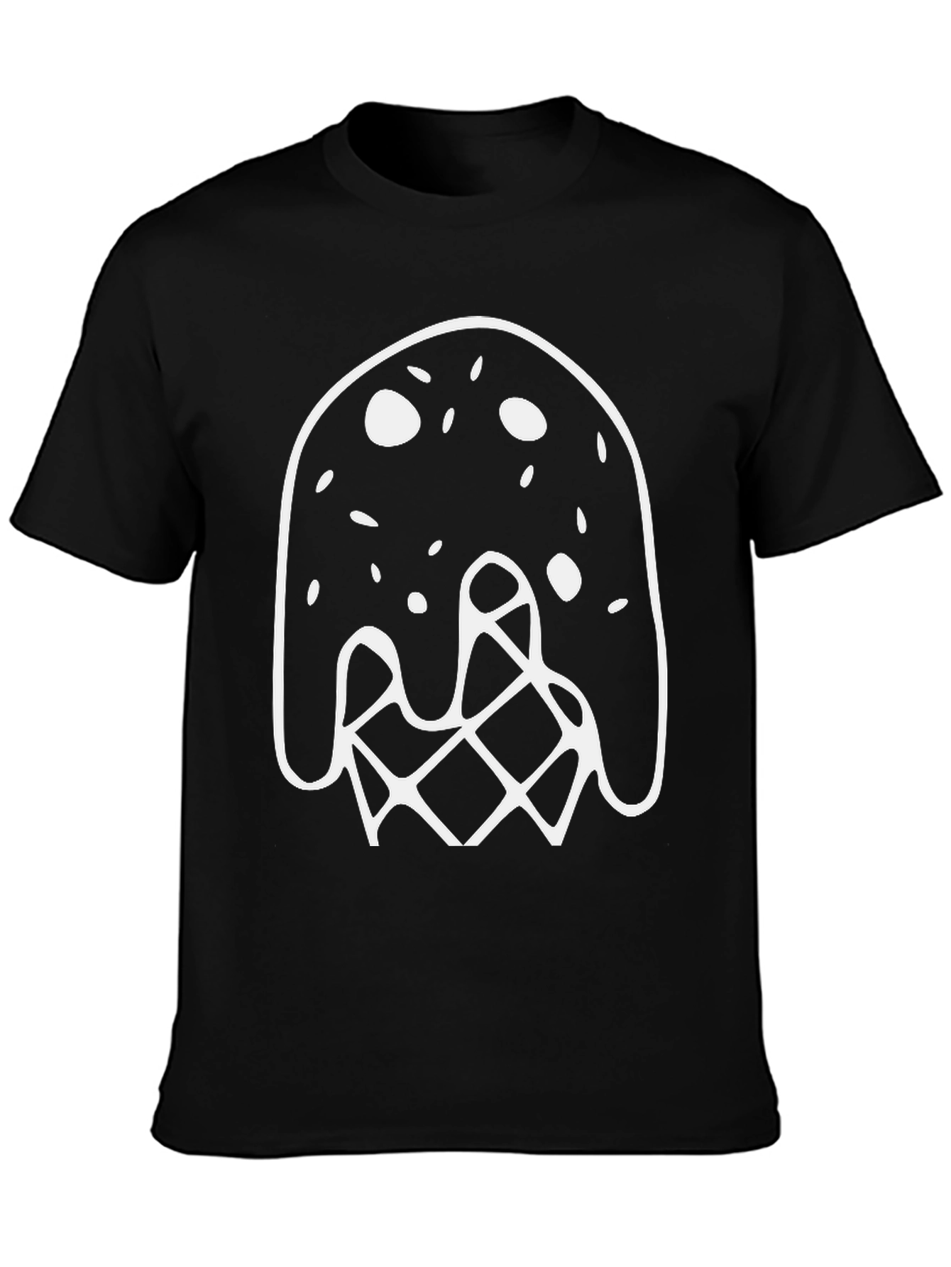 Modern Art Black T-Shirt