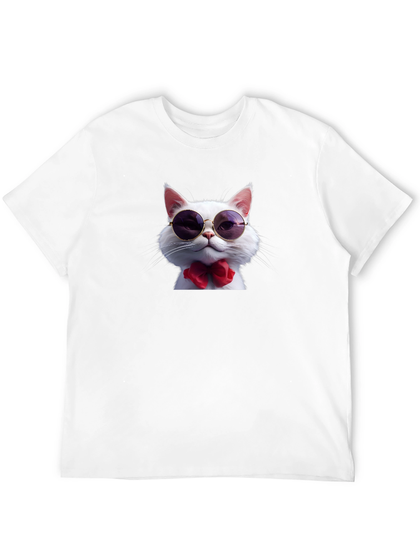 Cool Cat T-Shirt - Stylish Feline Fashion