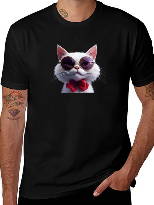 Cool Cat T-Shirt - Stylish Feline Fashion