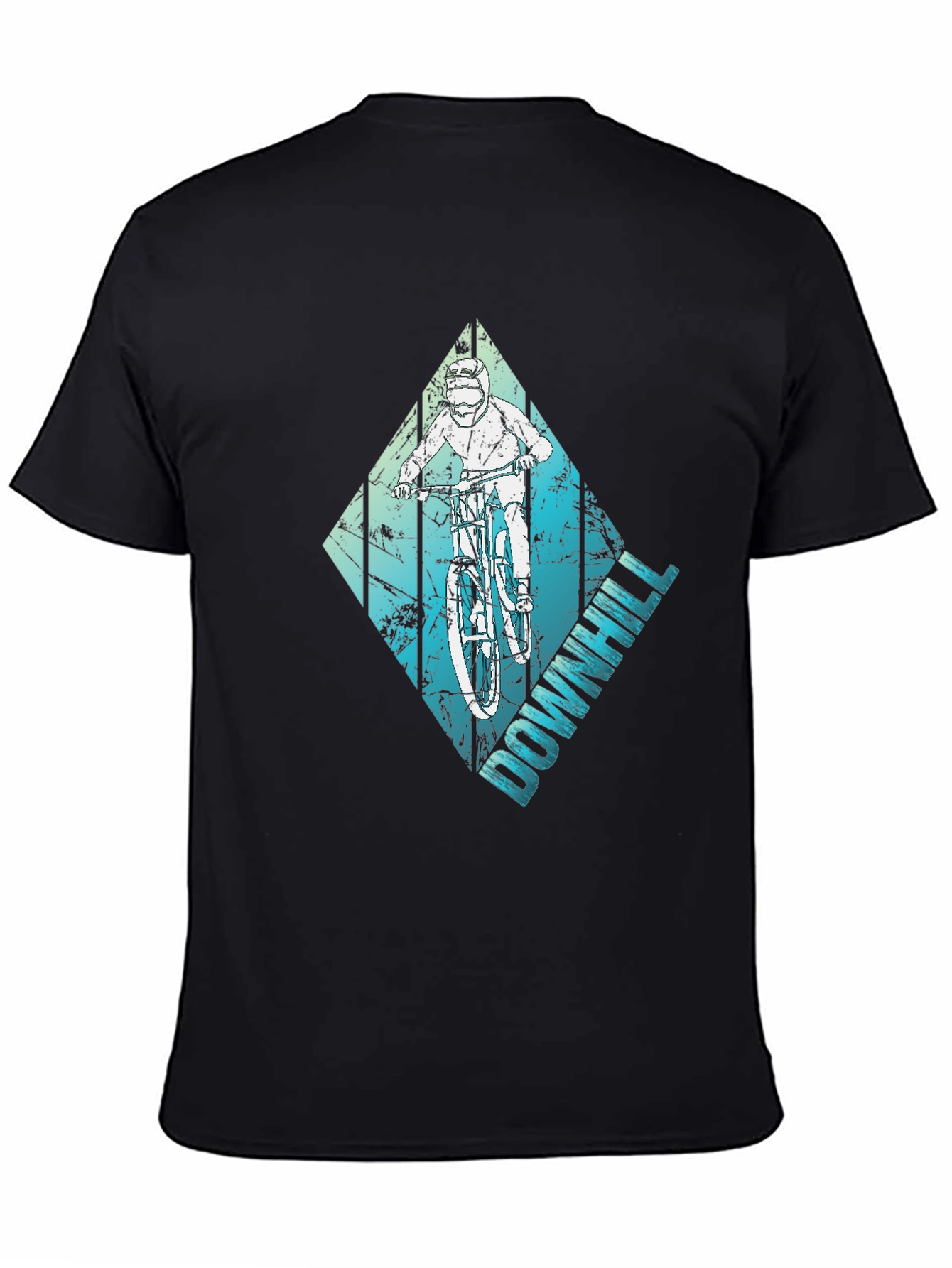 Downhill Mountain Biker Graphic Tee - Ride in Style!