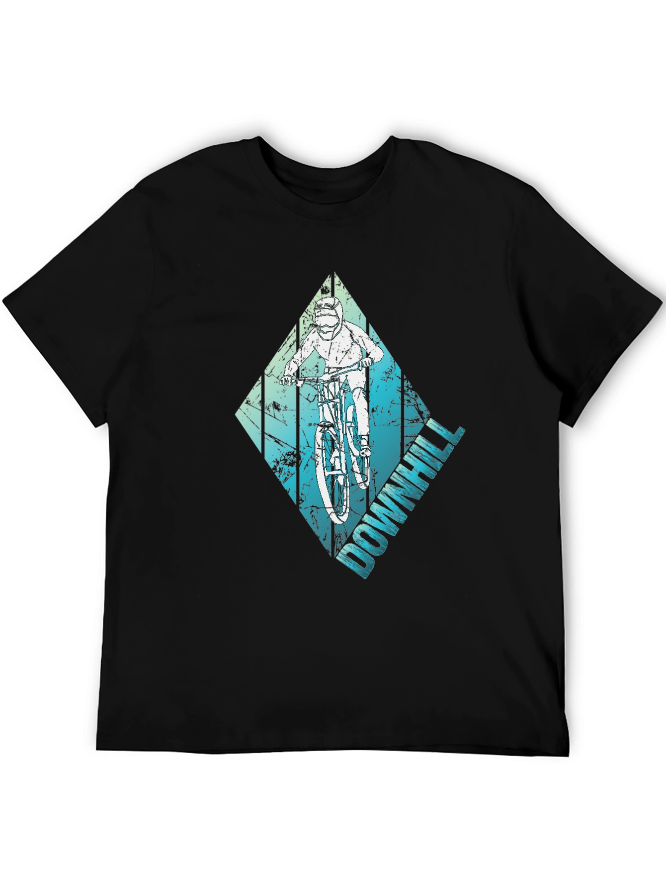 Downhill Mountain Biker Graphic Tee - Ride in Style!