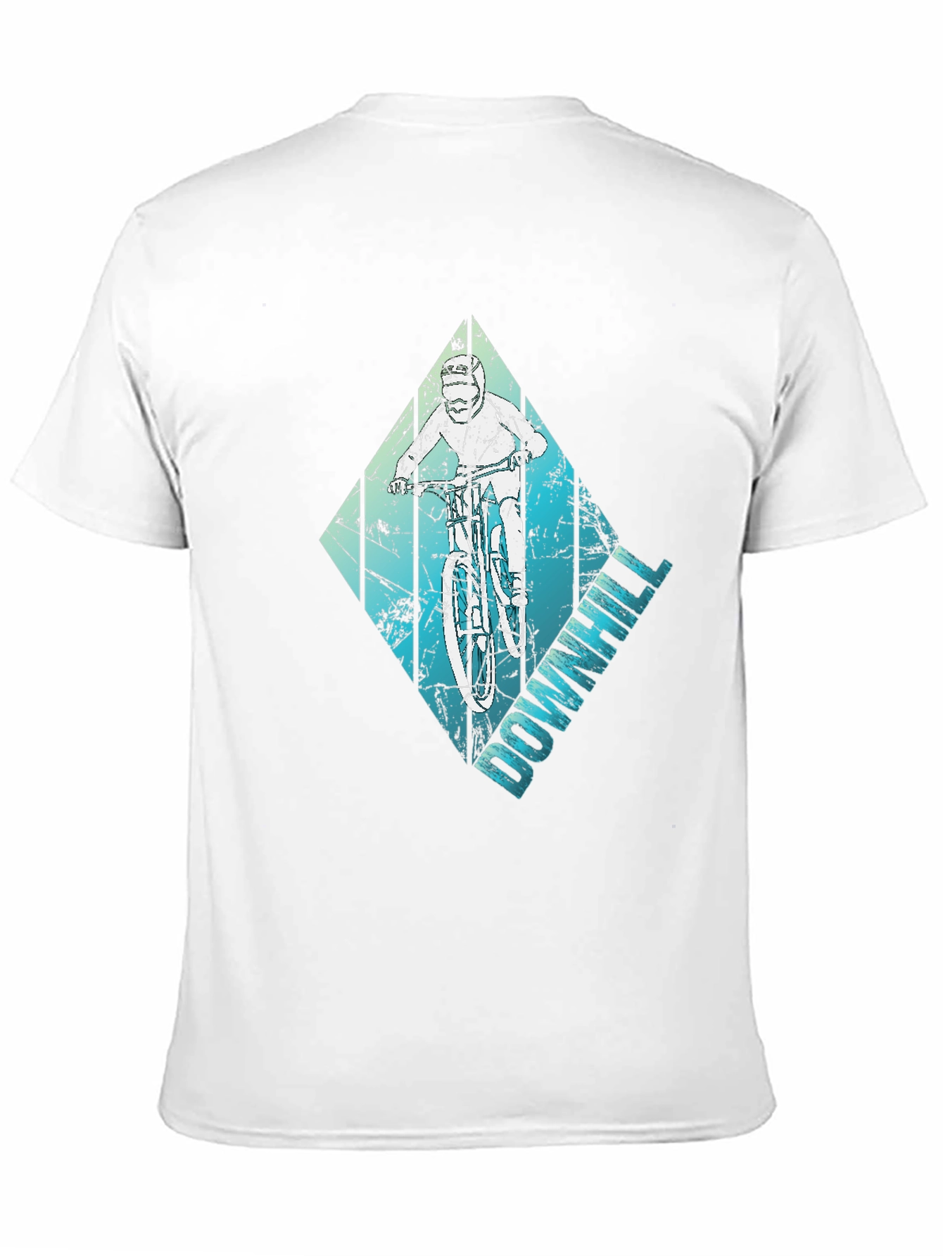 Downhill Mountain Biker Graphic Tee - Ride in Style!