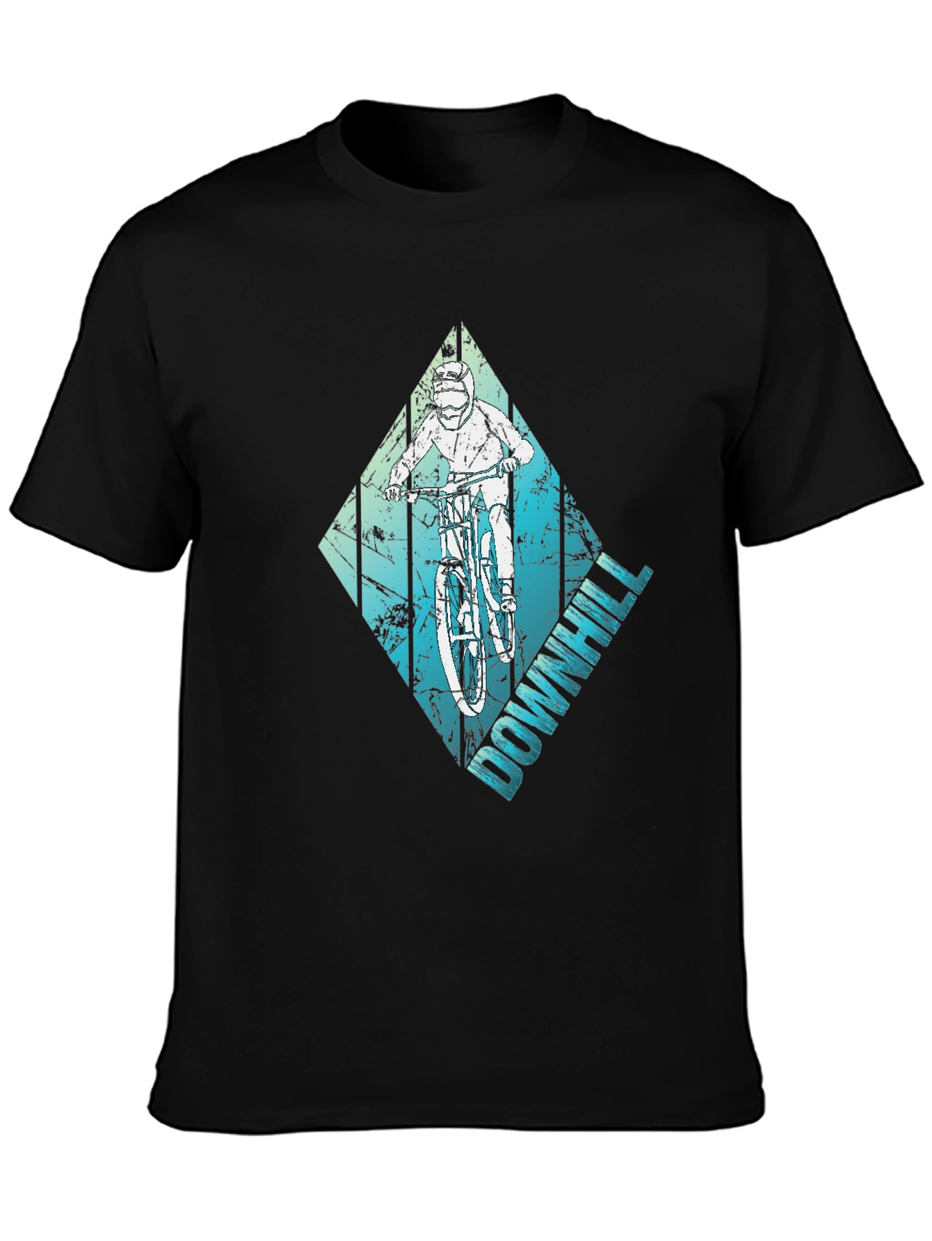 Downhill Mountain Biker Graphic Tee - Ride in Style!