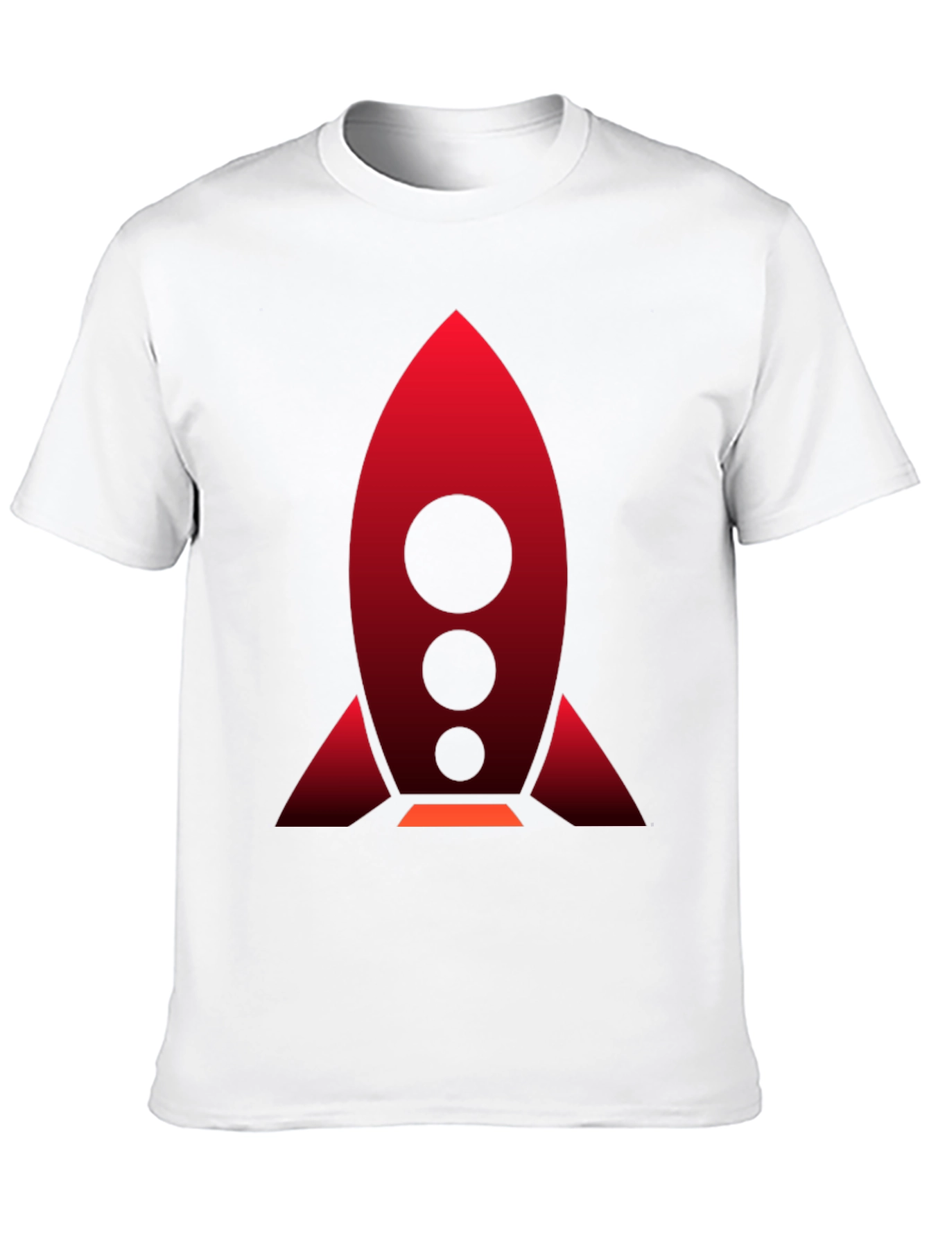 Rocket Graphic Black T-Shirt | Bold Space Design