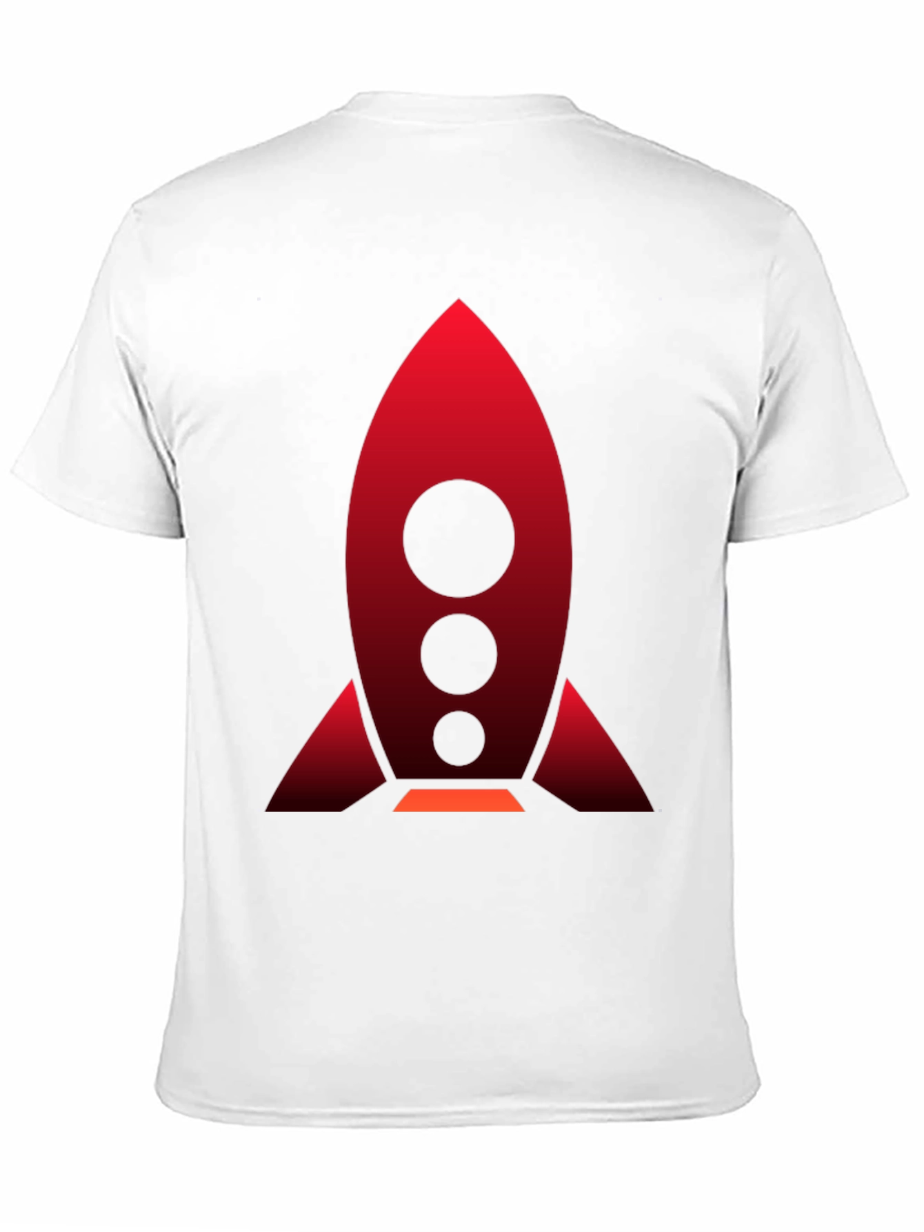 Rocket Graphic Black T-Shirt | Bold Space Design