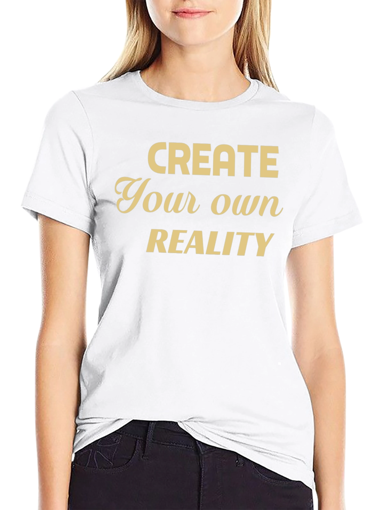 Create Your Own Reality Graphic Tee - Black
