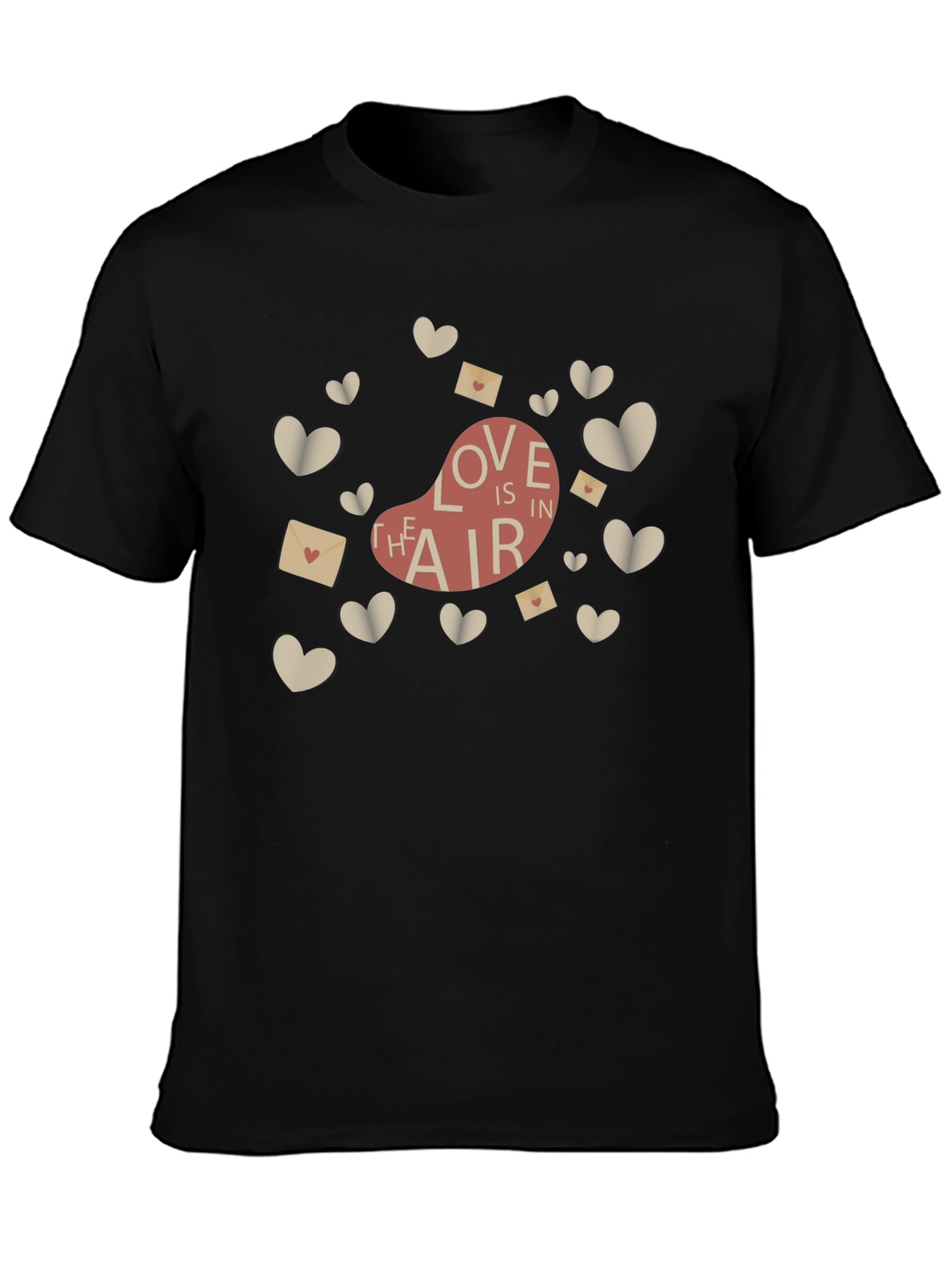 Love Is In The Air Graphic Tee - Black