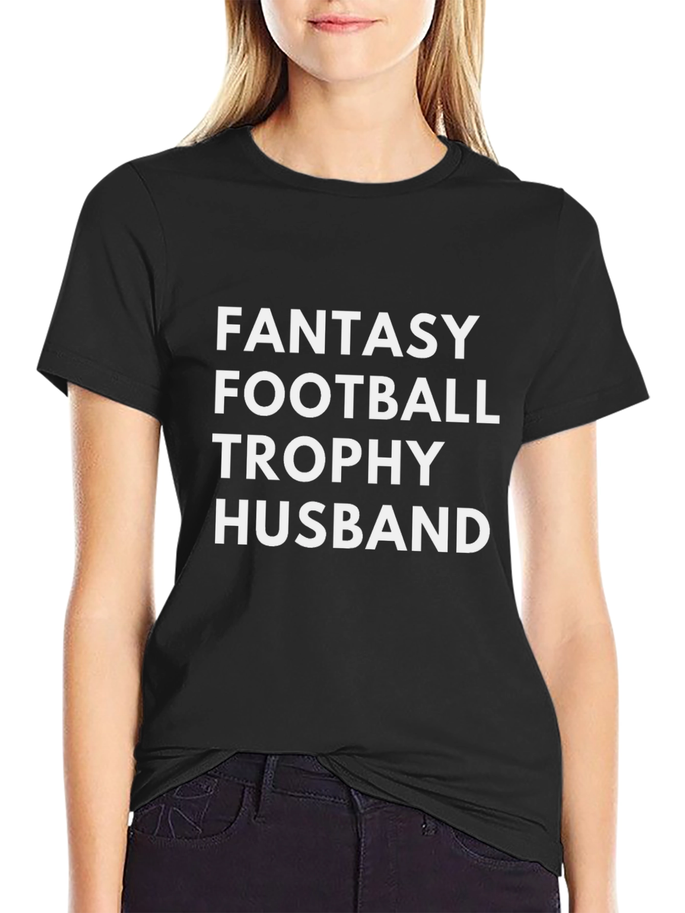 Fantasy Football Trophy Husband Graphic Tee