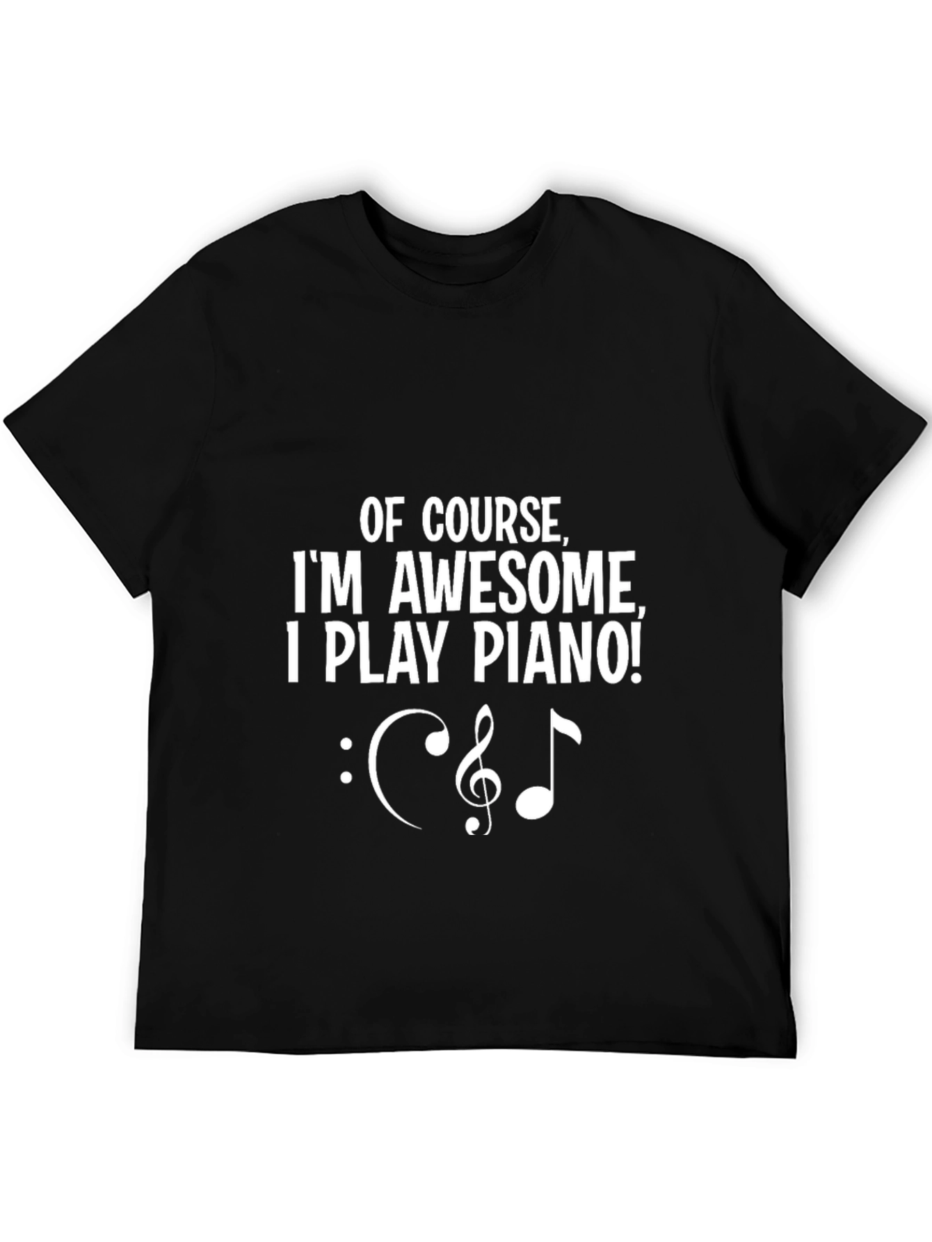 Awesome Piano Player Graphic T-Shirt
