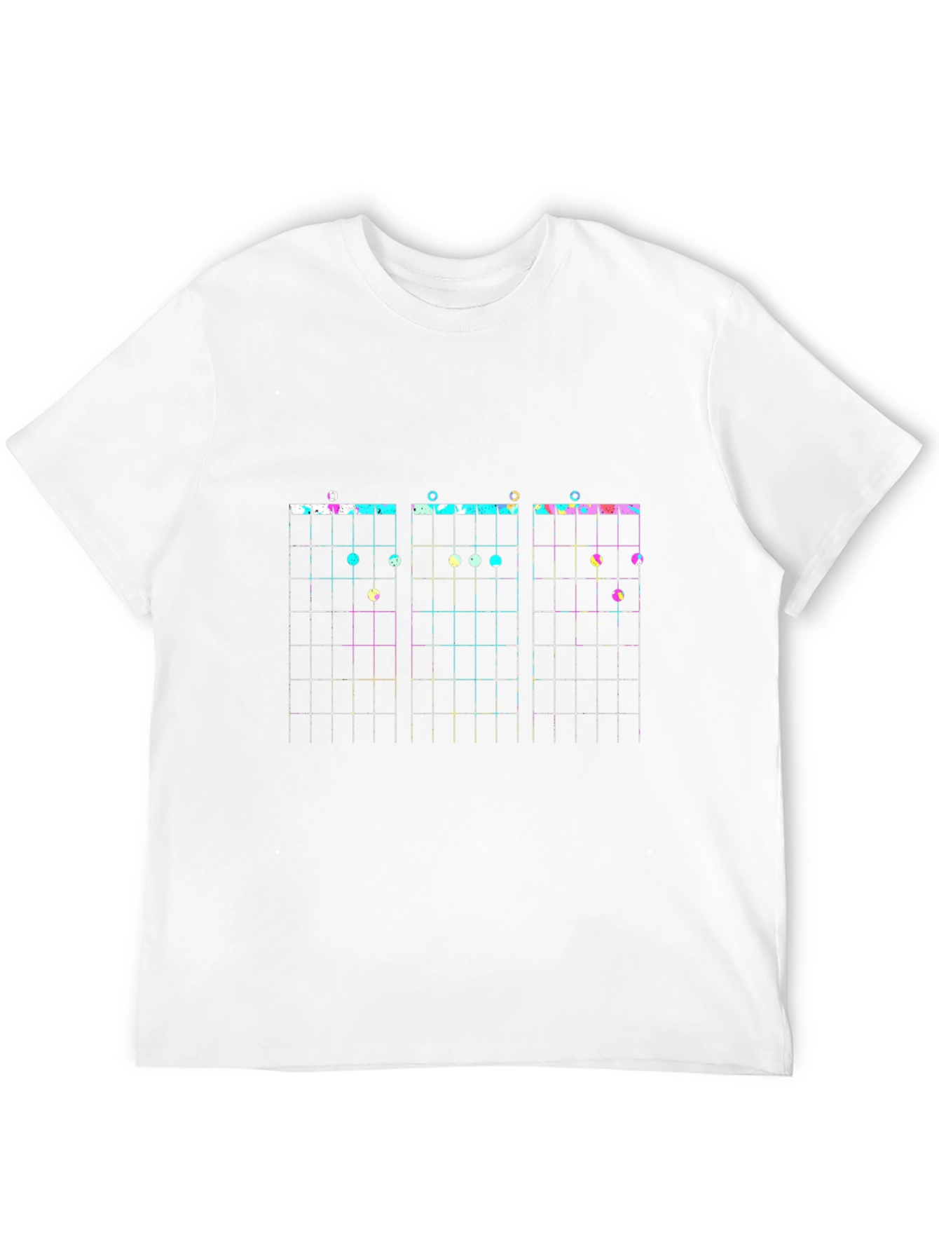 Guitar Chord Chart T-Shirt - Black