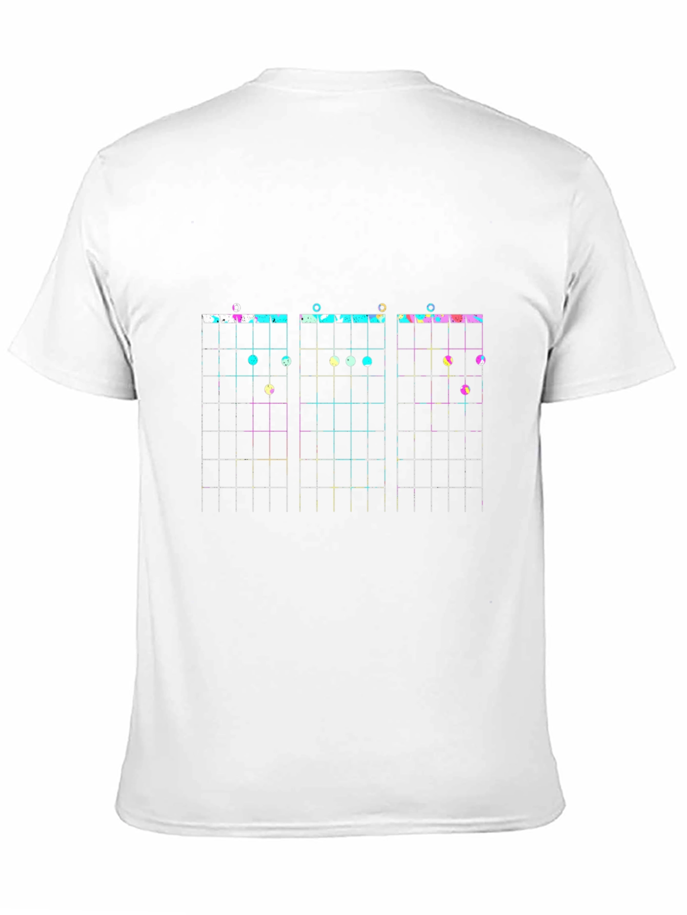 Guitar Chord Chart T-Shirt - Black