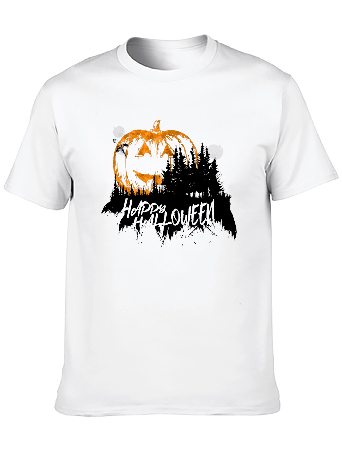 Halloween Pumpkin Graphic T-Shirt