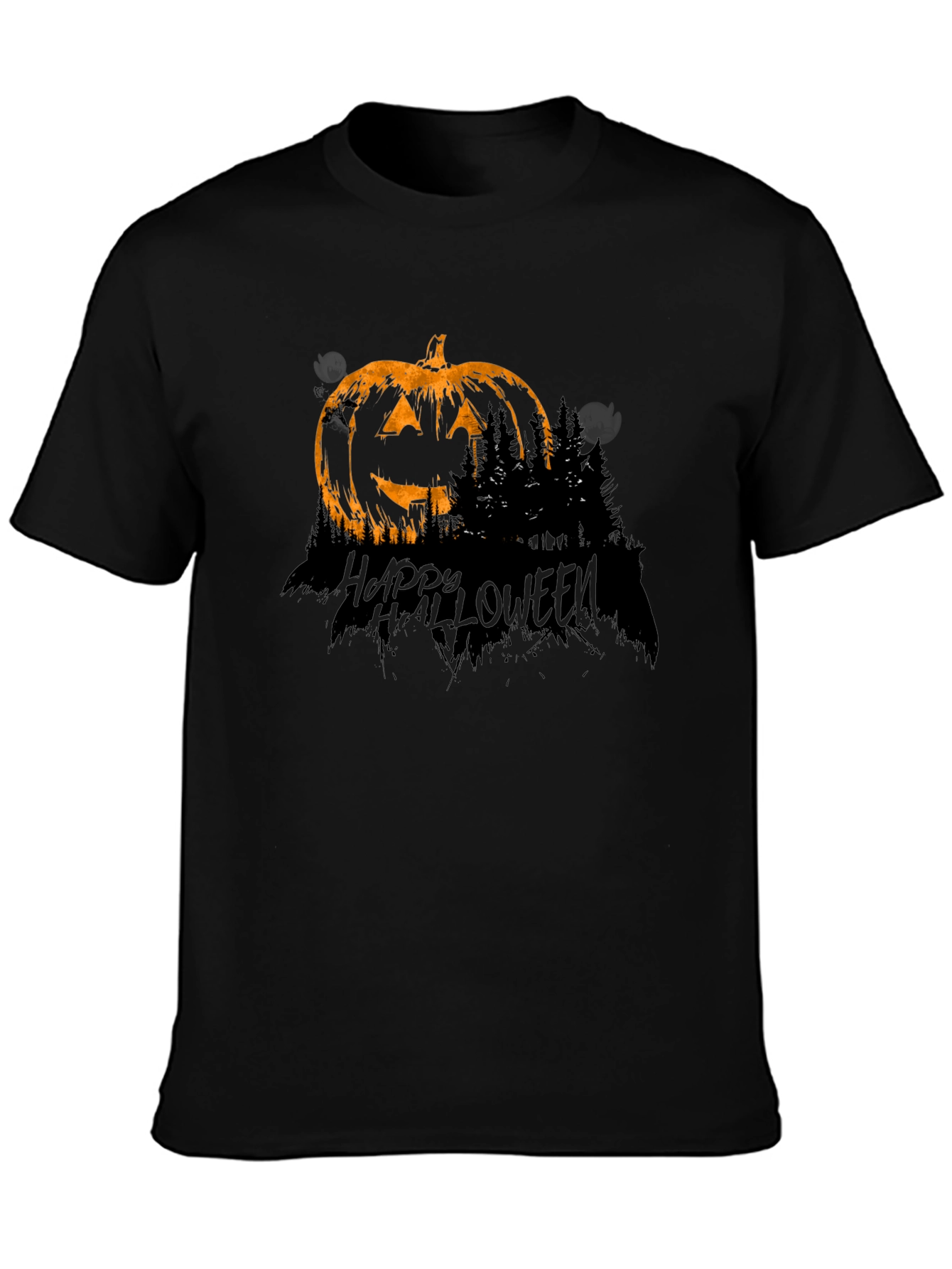 Halloween Pumpkin Graphic T-Shirt