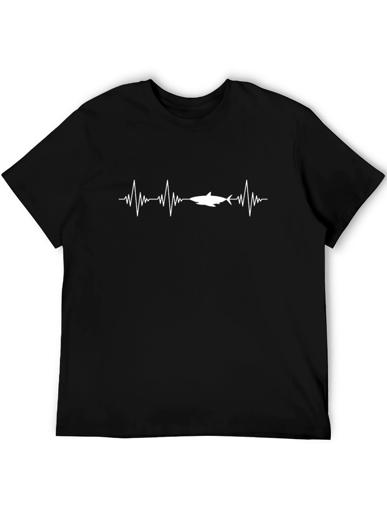 Shark Heartbeat Graphic T-Shirt