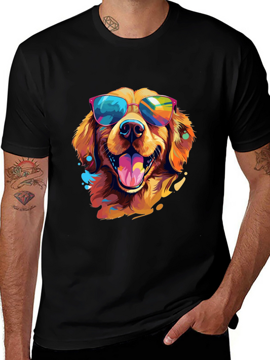 Cool Dog Graphic Tee - Fun & Stylish