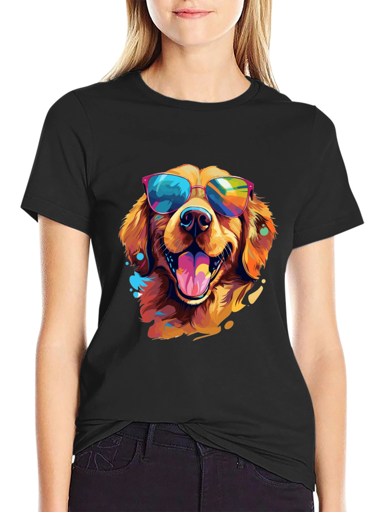 Cool Dog Graphic Tee - Fun & Stylish