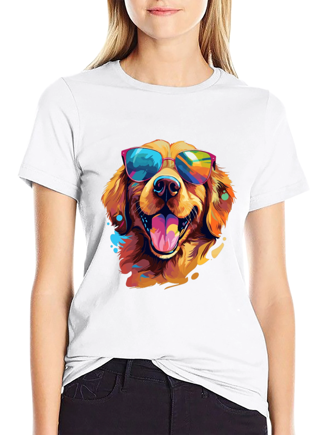Cool Dog Graphic Tee - Fun & Stylish