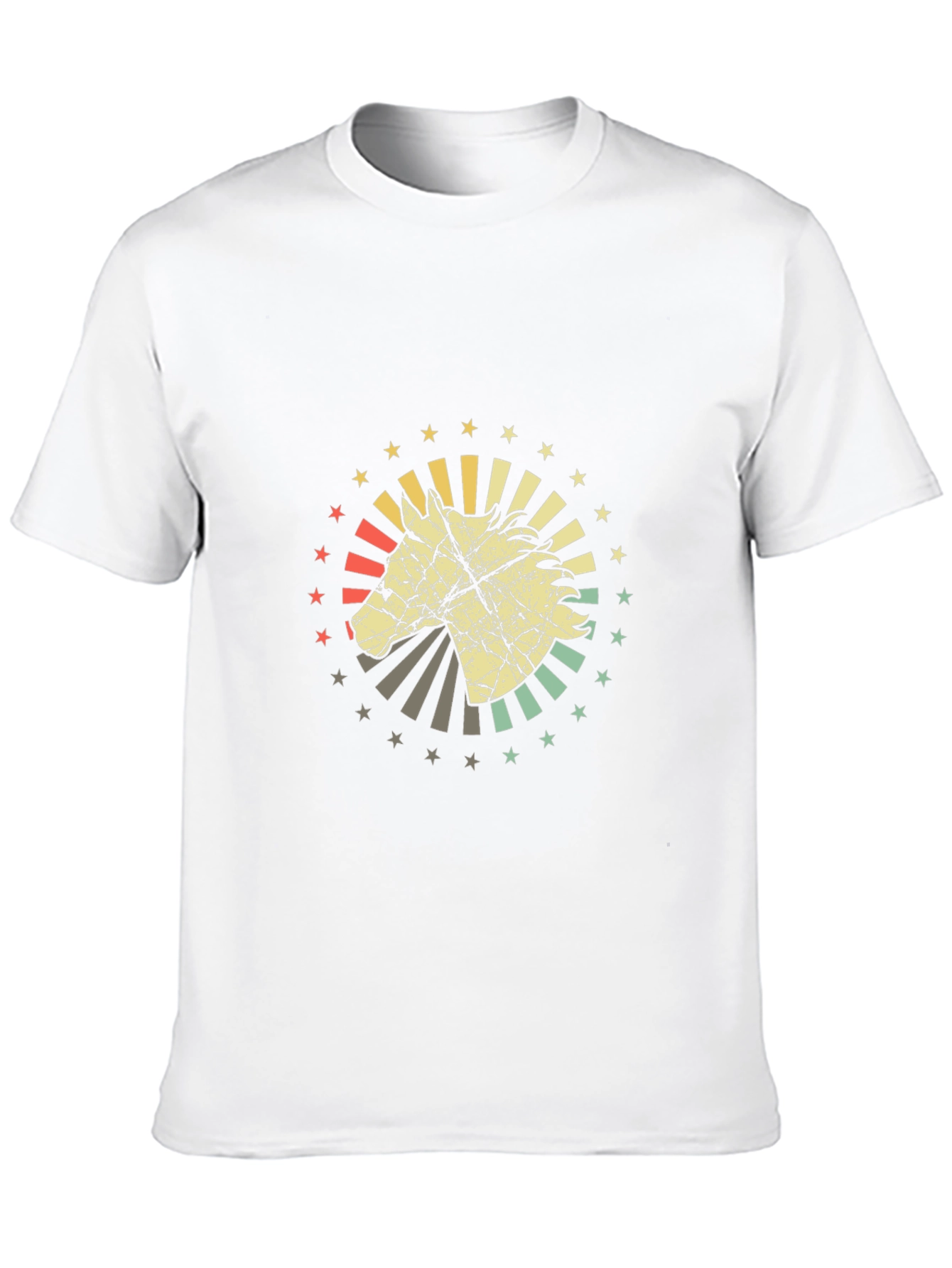 Retro Horse T-Shirt - Graphic Print