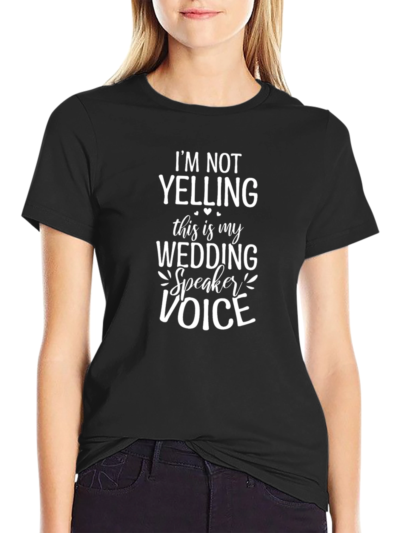 Wedding Speaker Voice T-Shirt - Funny Wedding Party Tee