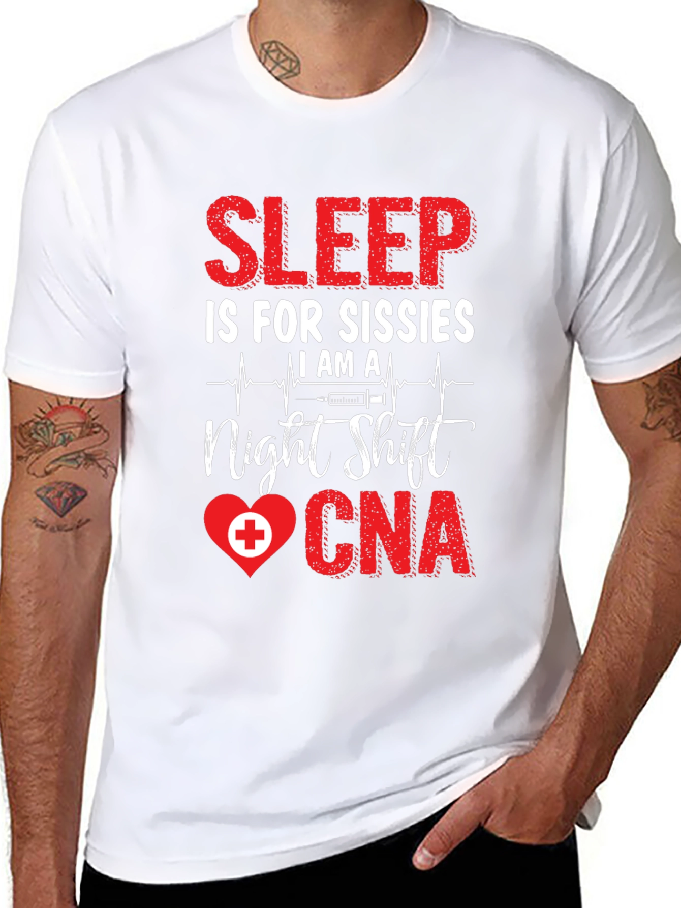 Night Shift CNA T-Shirt: Sleep is for Sissies