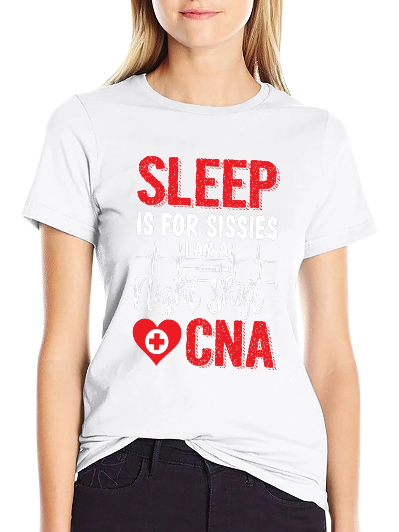 Night Shift CNA T-Shirt: Sleep is for Sissies