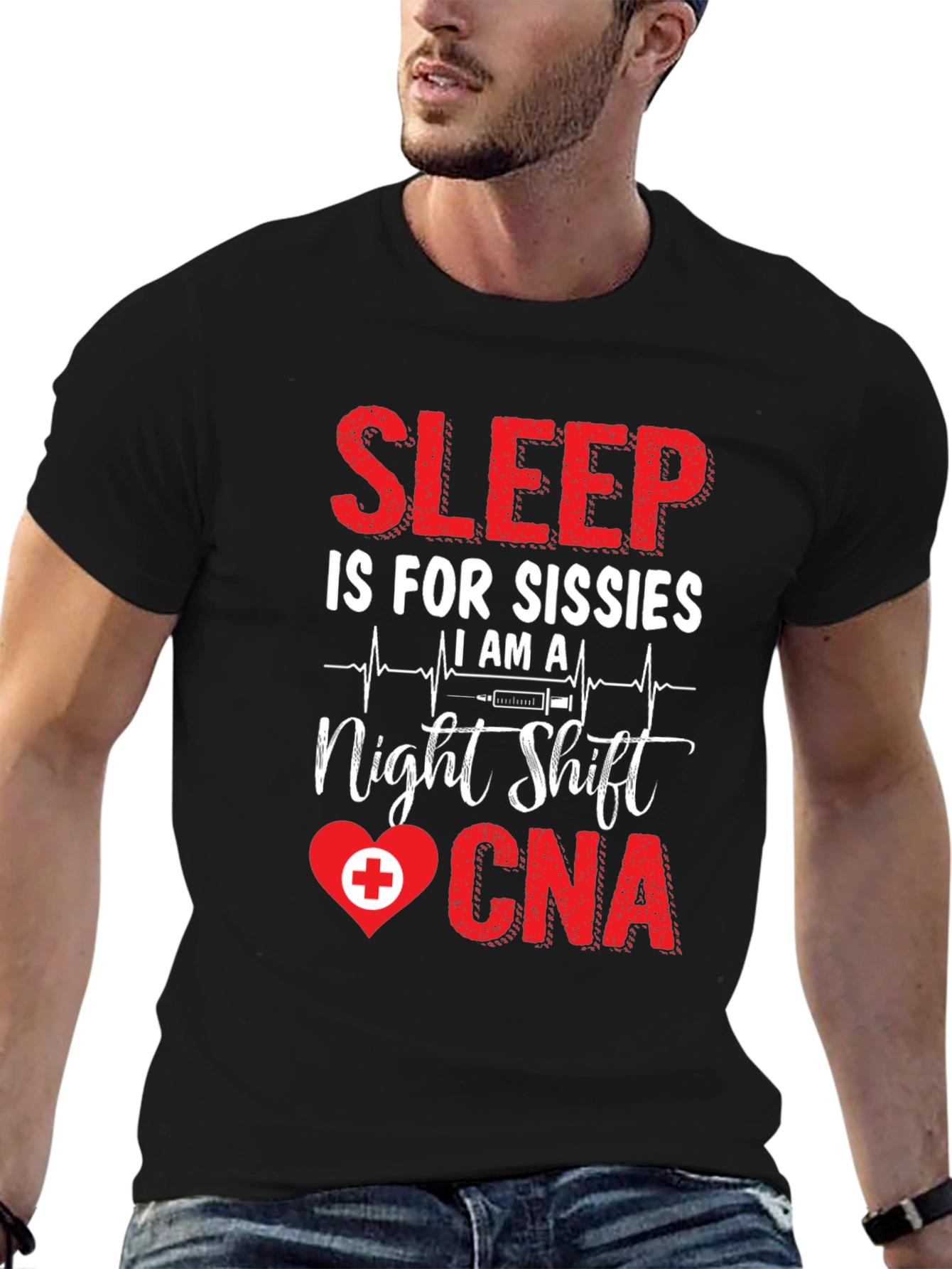 Night Shift CNA T-Shirt: Sleep is for Sissies