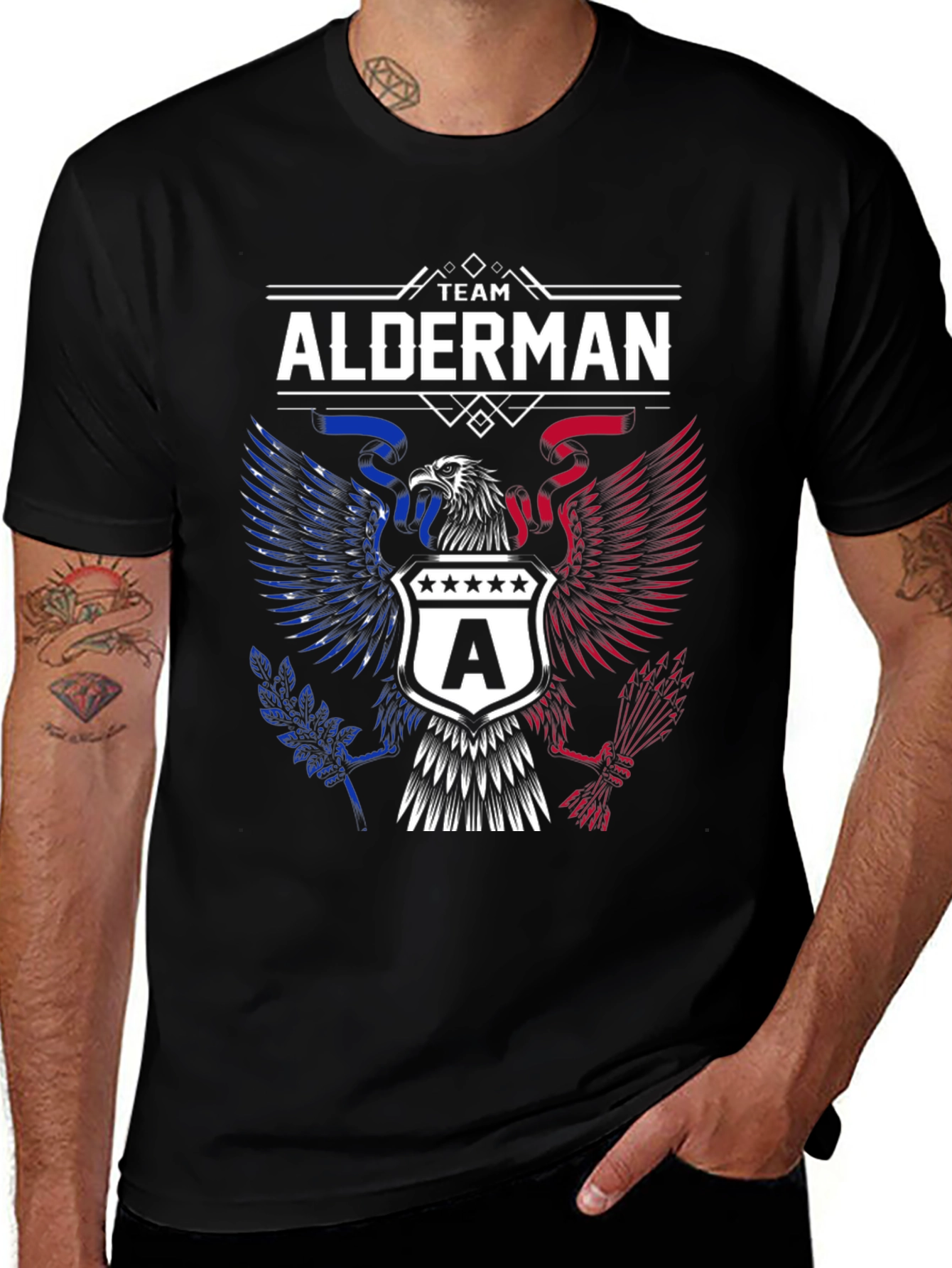 Team Alderman Eagle Graphic T-Shirt