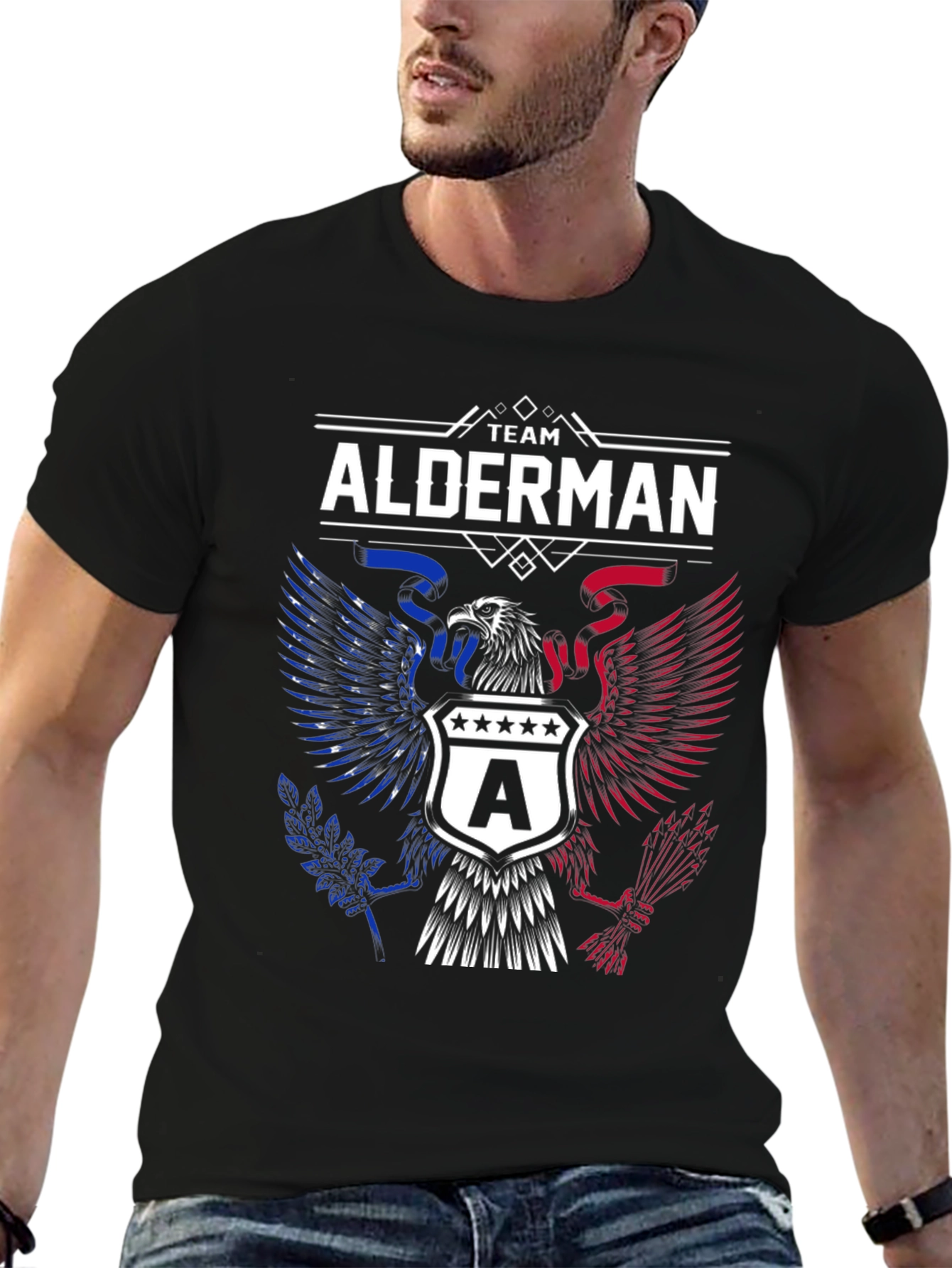 Team Alderman Eagle Graphic T-Shirt
