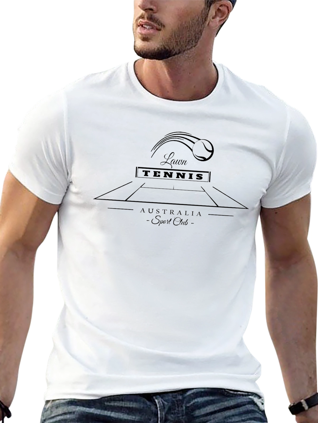 Lawn Tennis Australia Sport Club Graphic Tee