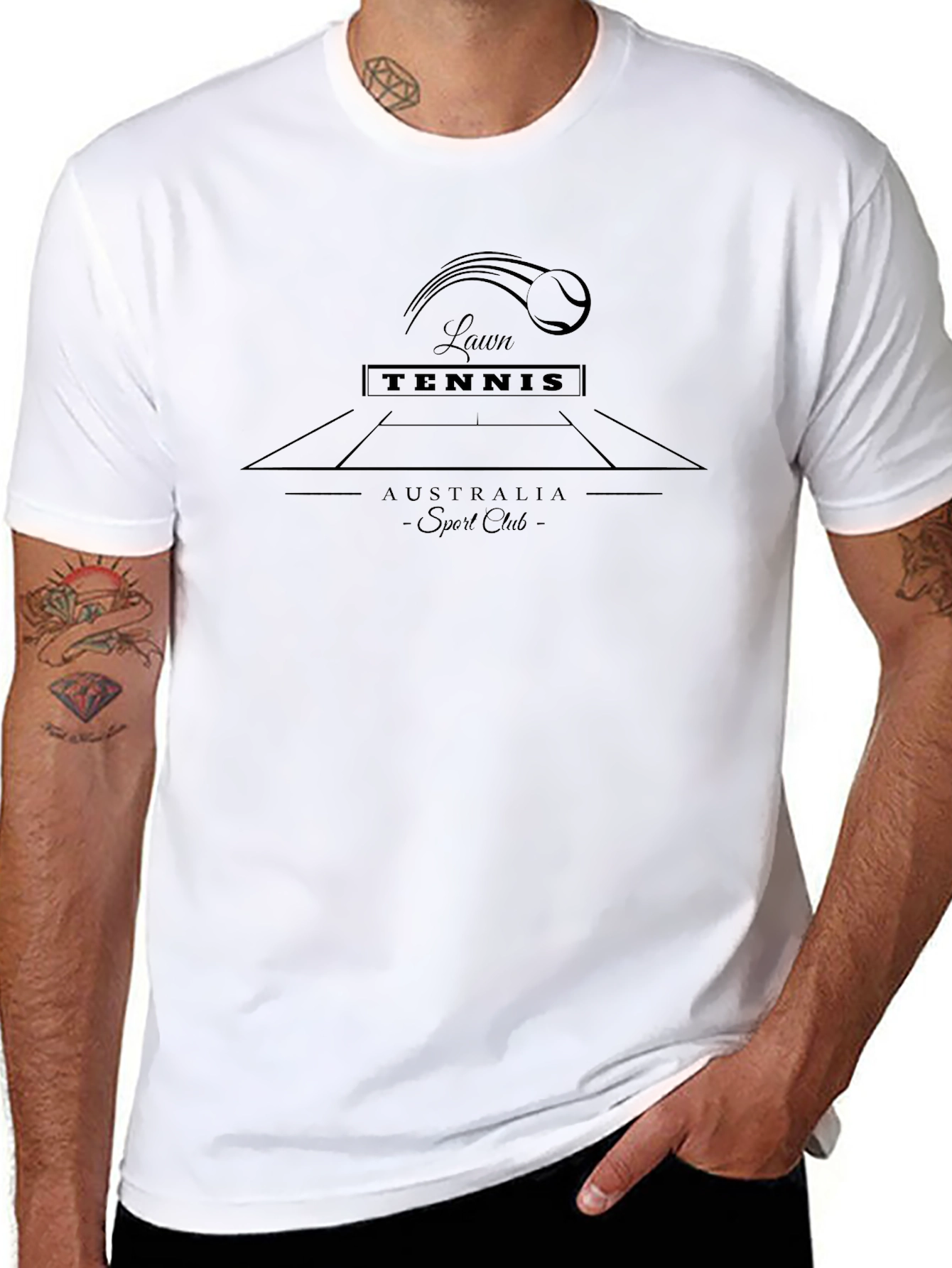 Lawn Tennis Australia Sport Club Graphic Tee