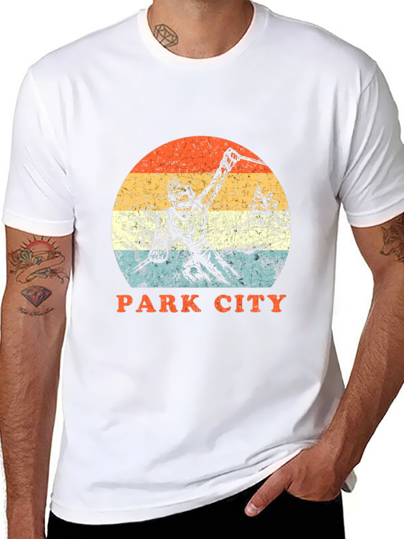 Park City Retro Skiing T-Shirt