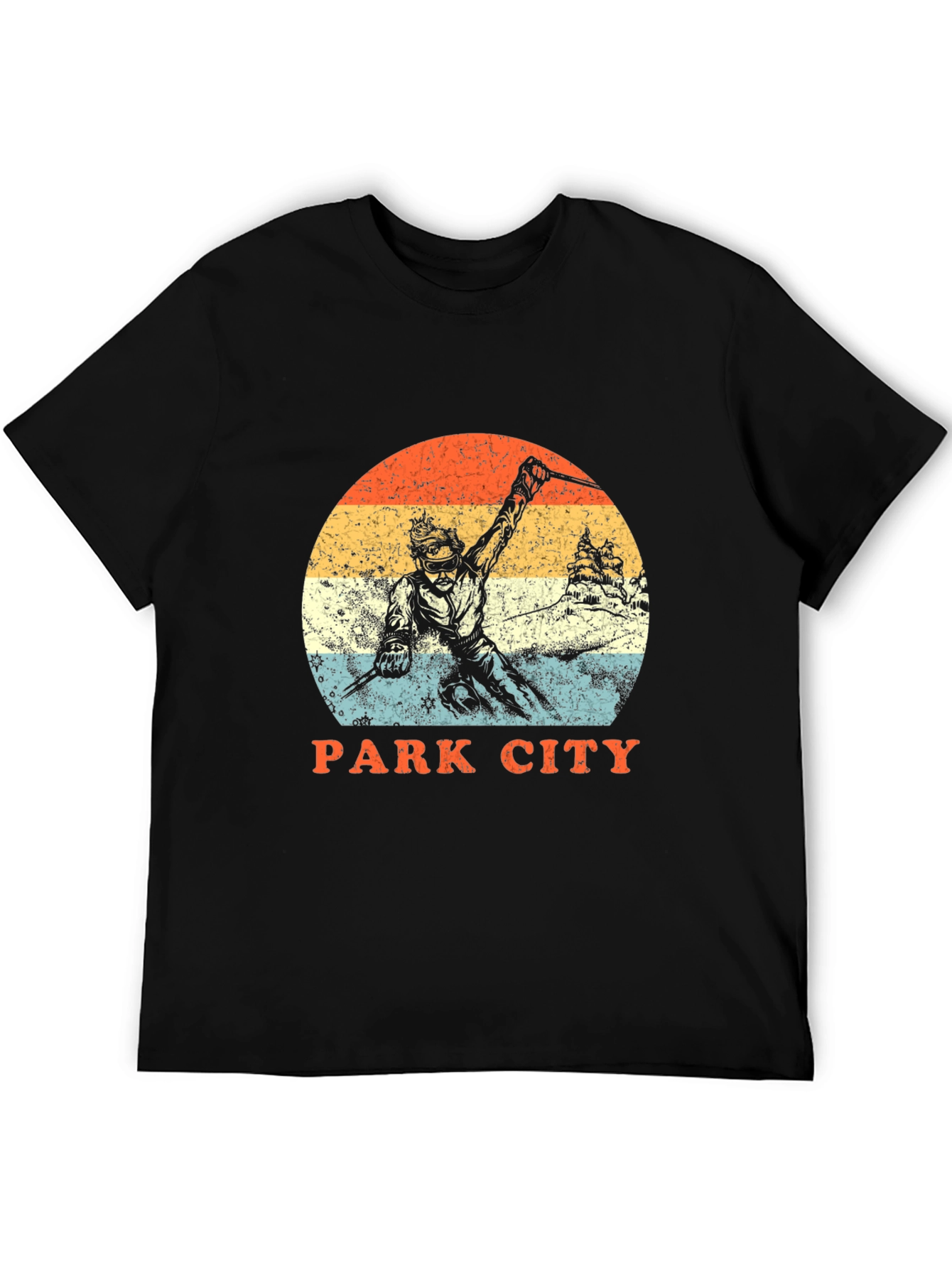 Park City Retro Skiing T-Shirt