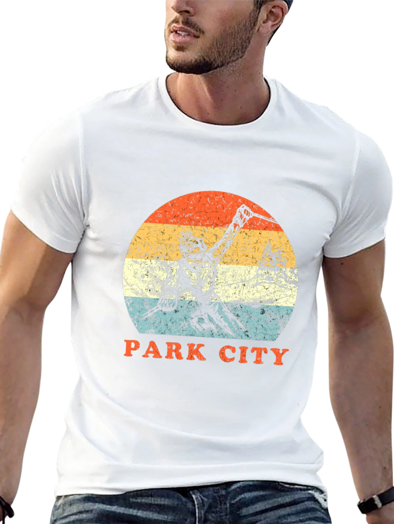 Park City Retro Skiing T-Shirt